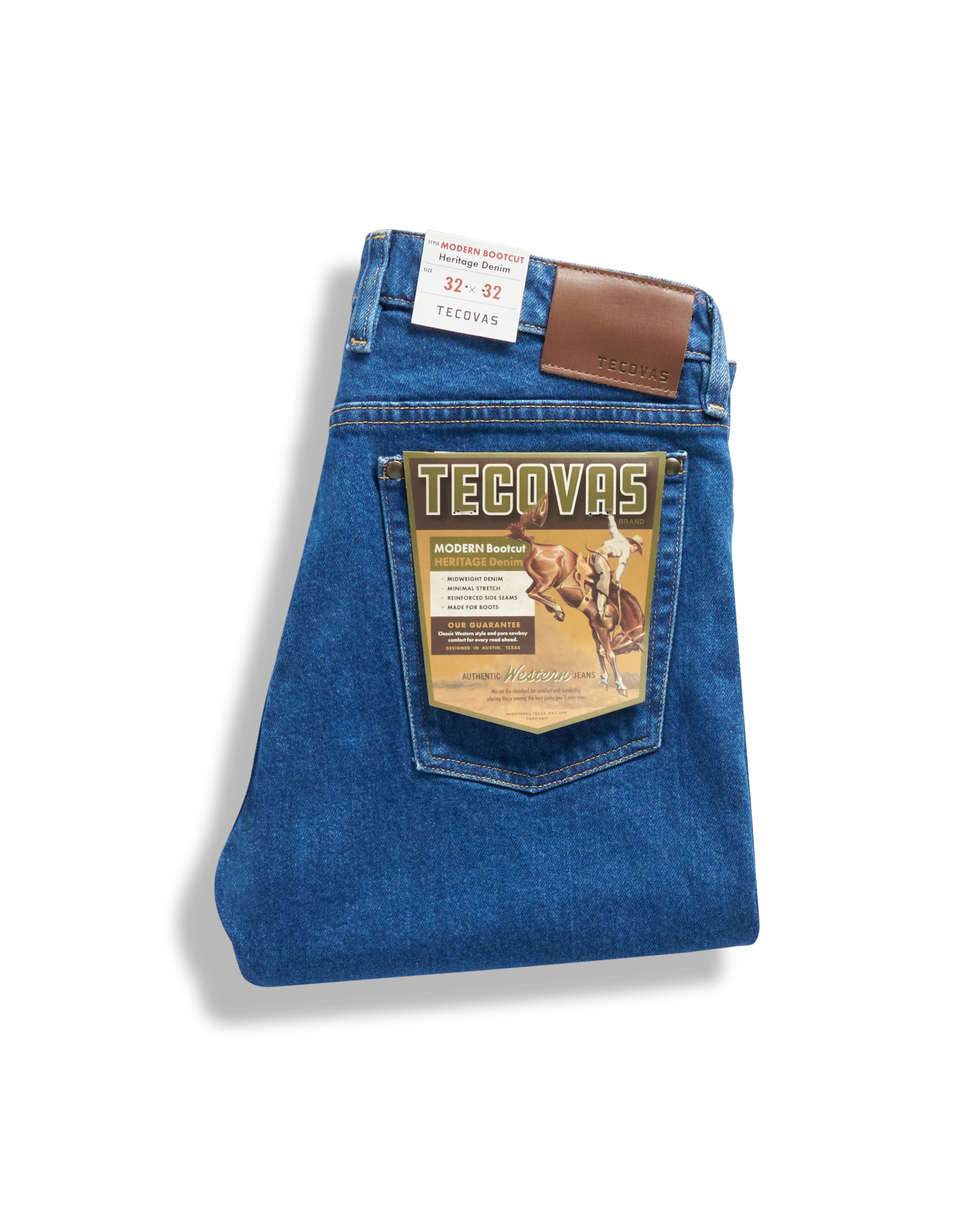 Men's Modern Bootcut Heritage Denim - Medium Blue Heritage Denim