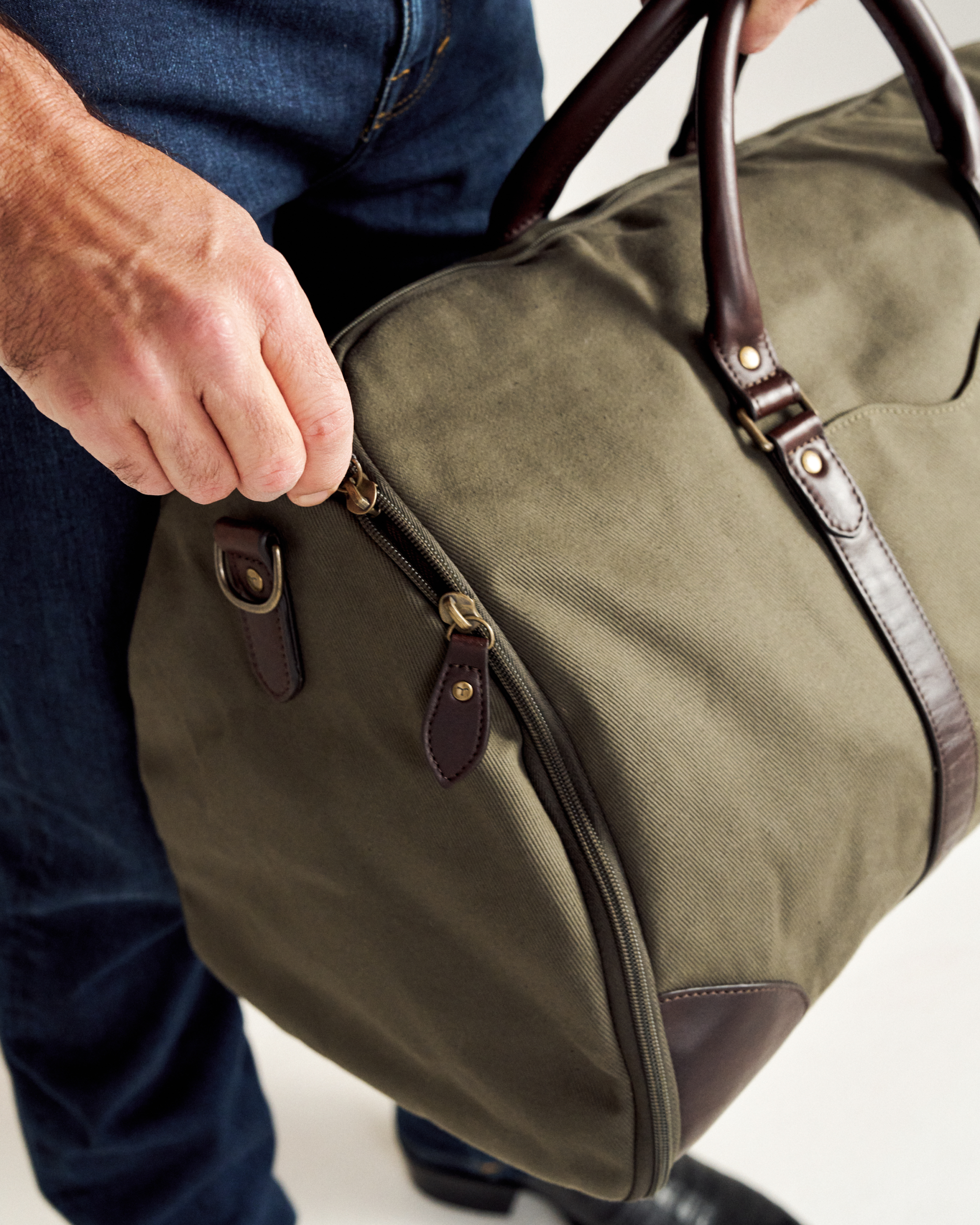 Garment Duffle - Olive Twill