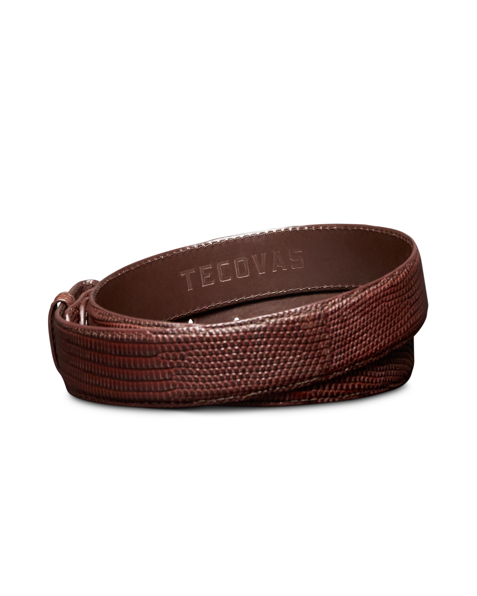 Men's Lizard Belt - Hazelnut Lizard