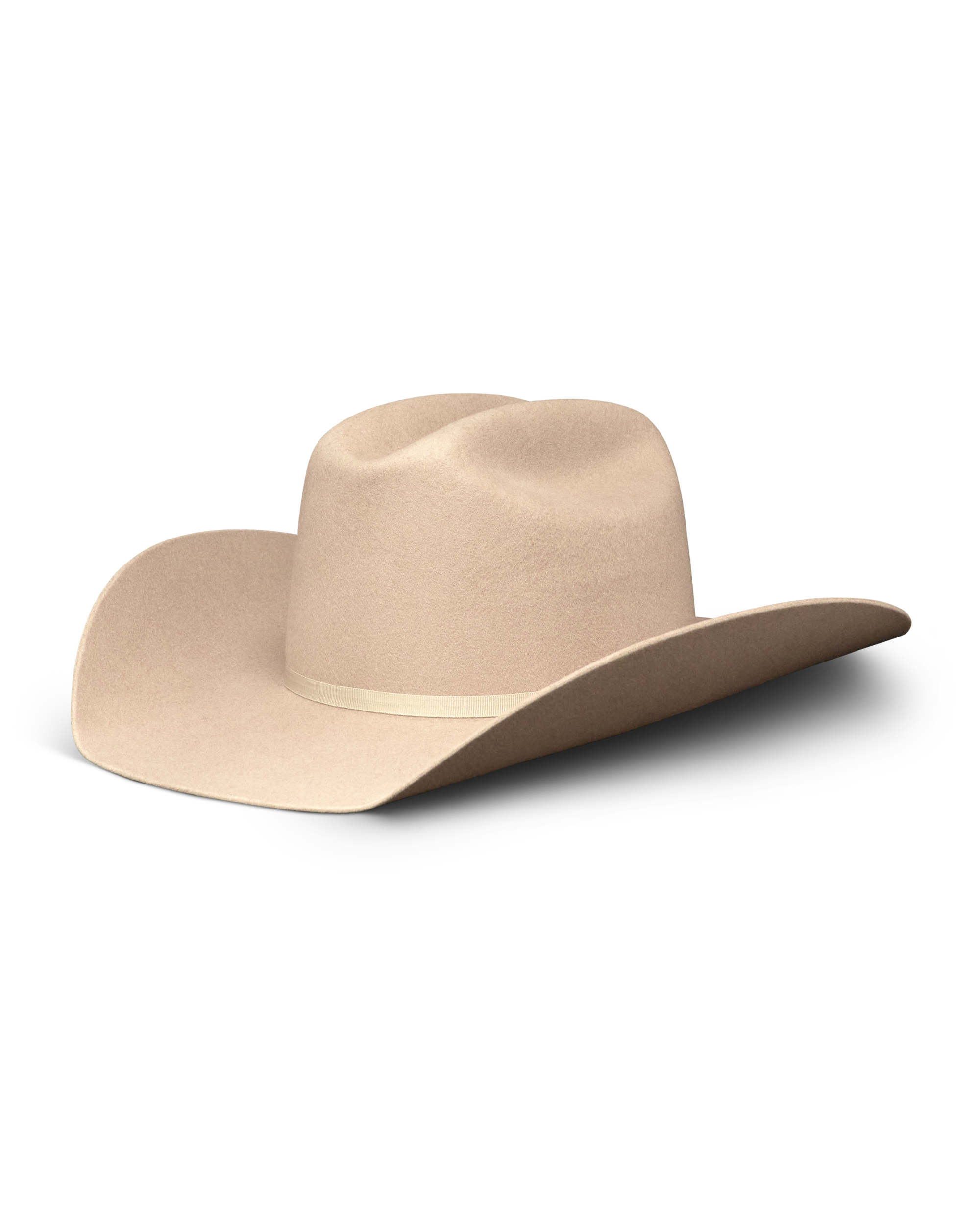 Cattleman Wool Cowboy Hat - Khaki Wool