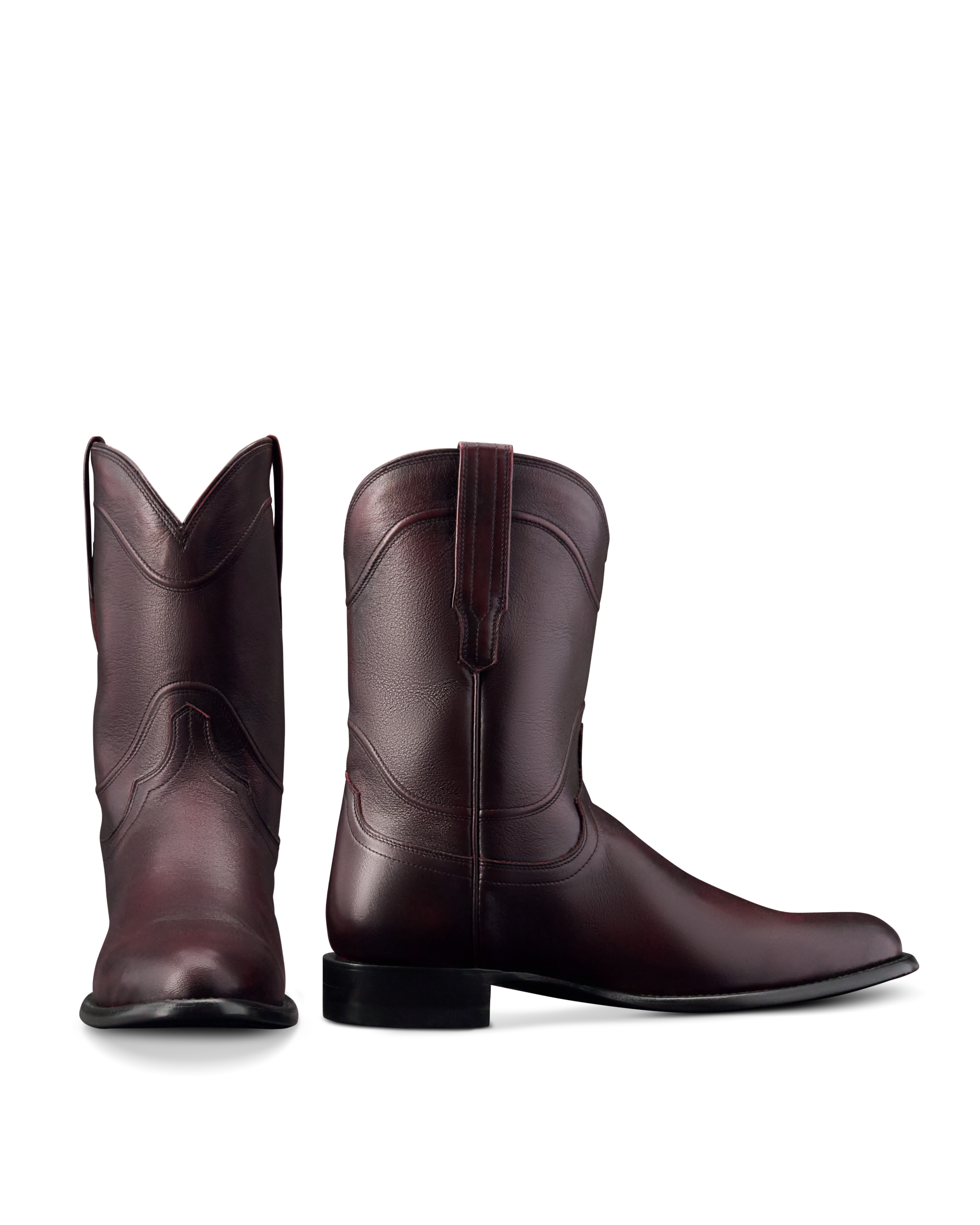 The Earl - Black Cherry Cowhide