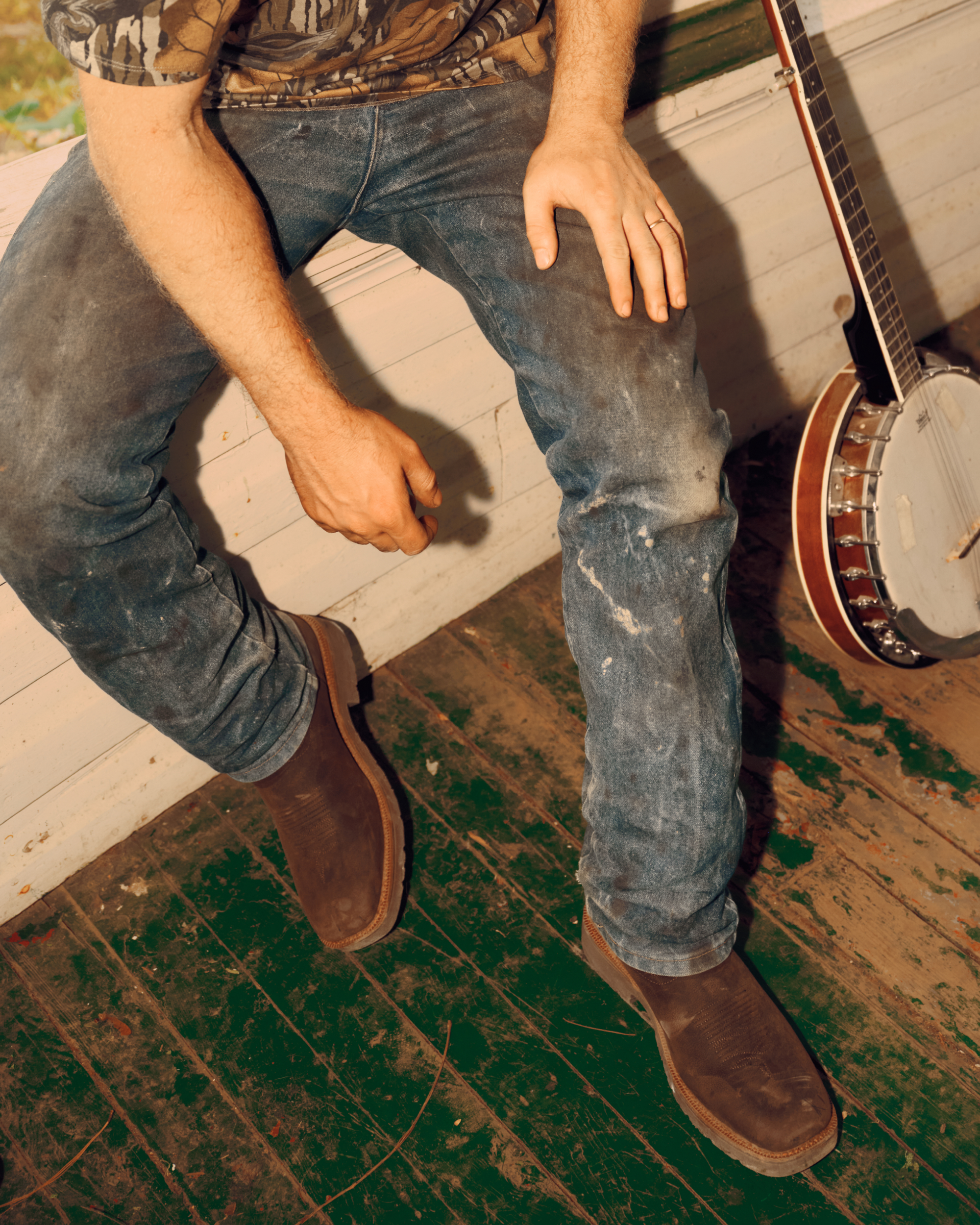 Tecovas x Mossy Oak Rugged Square Toe - Umber Cowhide