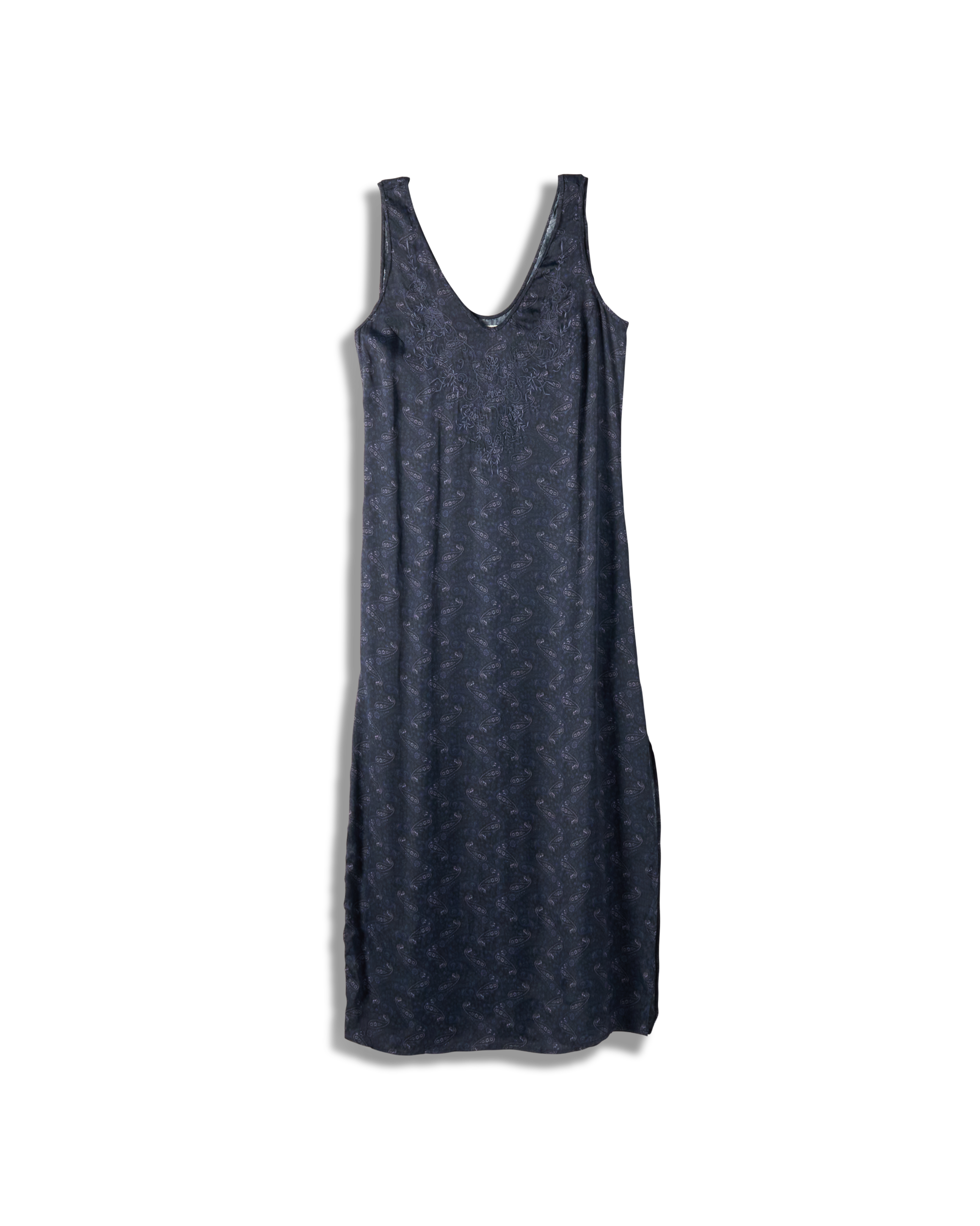 Women's Embroidered Slip Dress - Eclipse Viscose