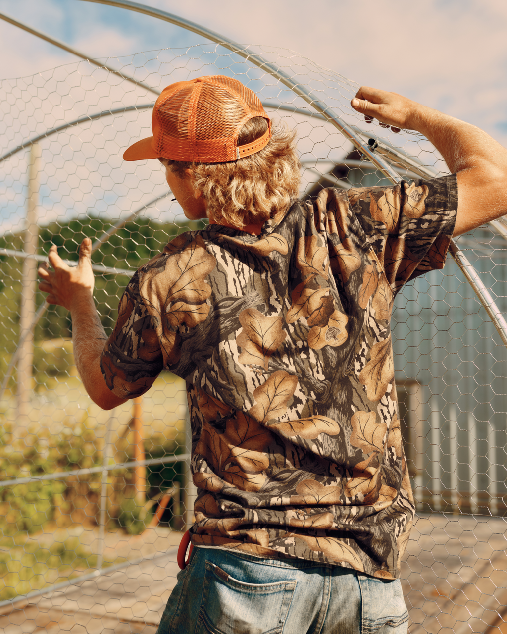 Men's Tecovas x Mossy Oak Fall Foliage Tee - Fall Foliage Cotton