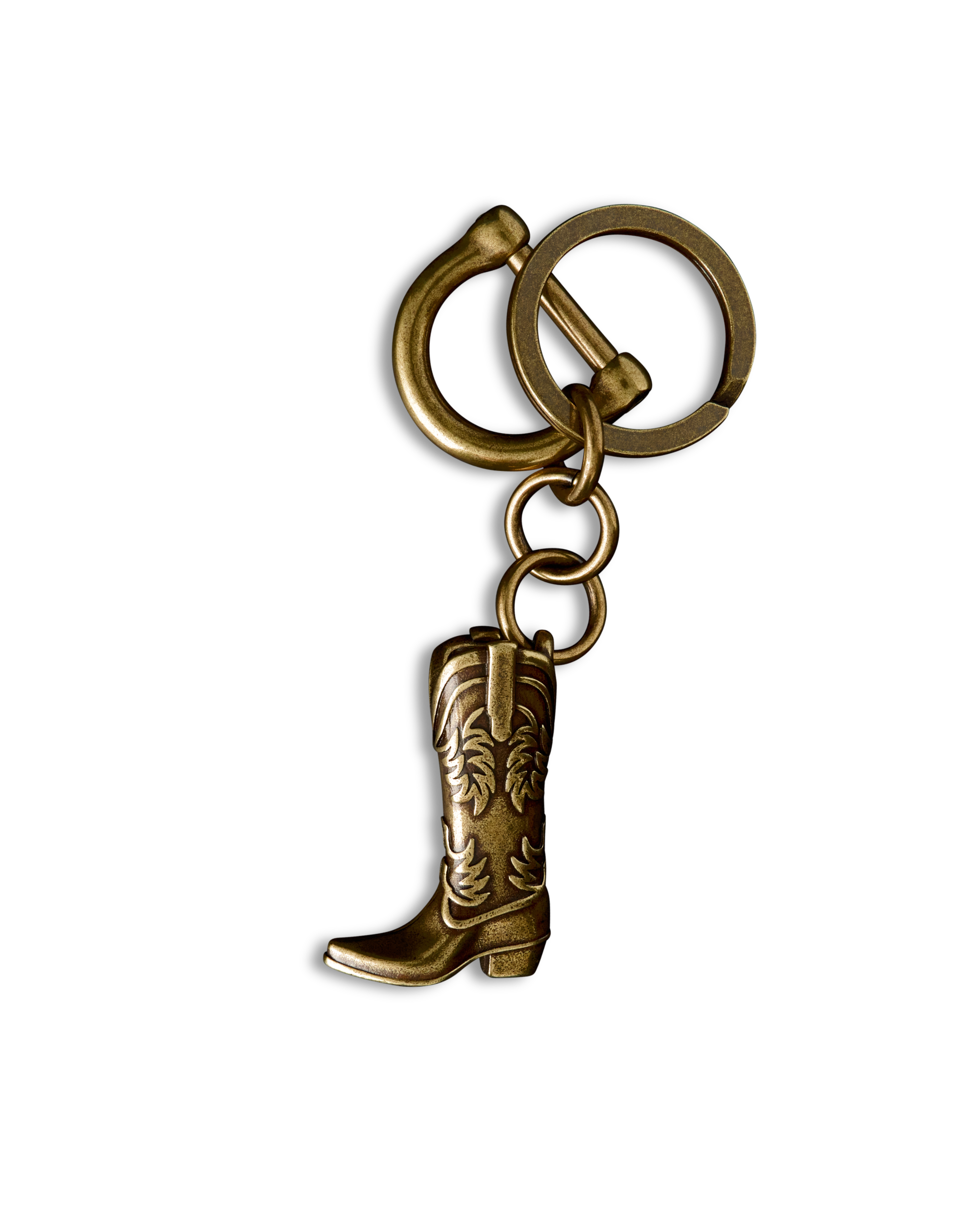 The Annie Bag Charm - Brass Metal