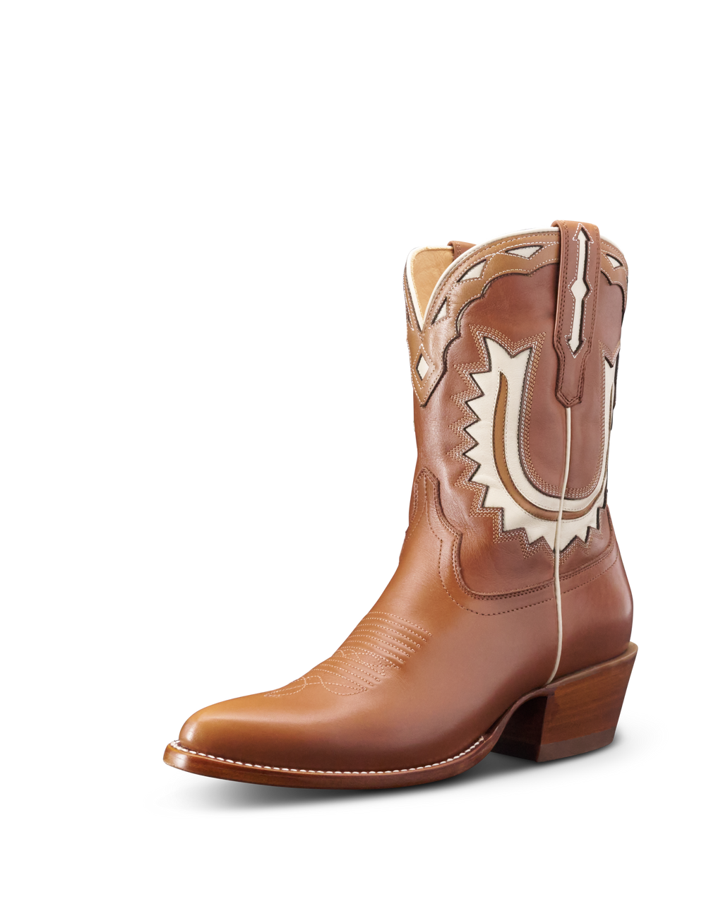 The Jolene - Caramel Bone  Cowhide
