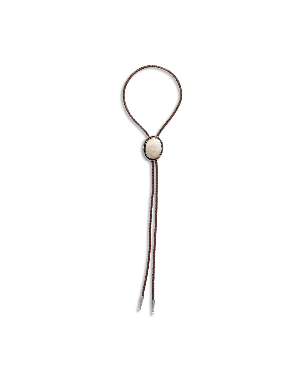 Iron Lamb Fossilized Coral Bolo - Cream Black Coral