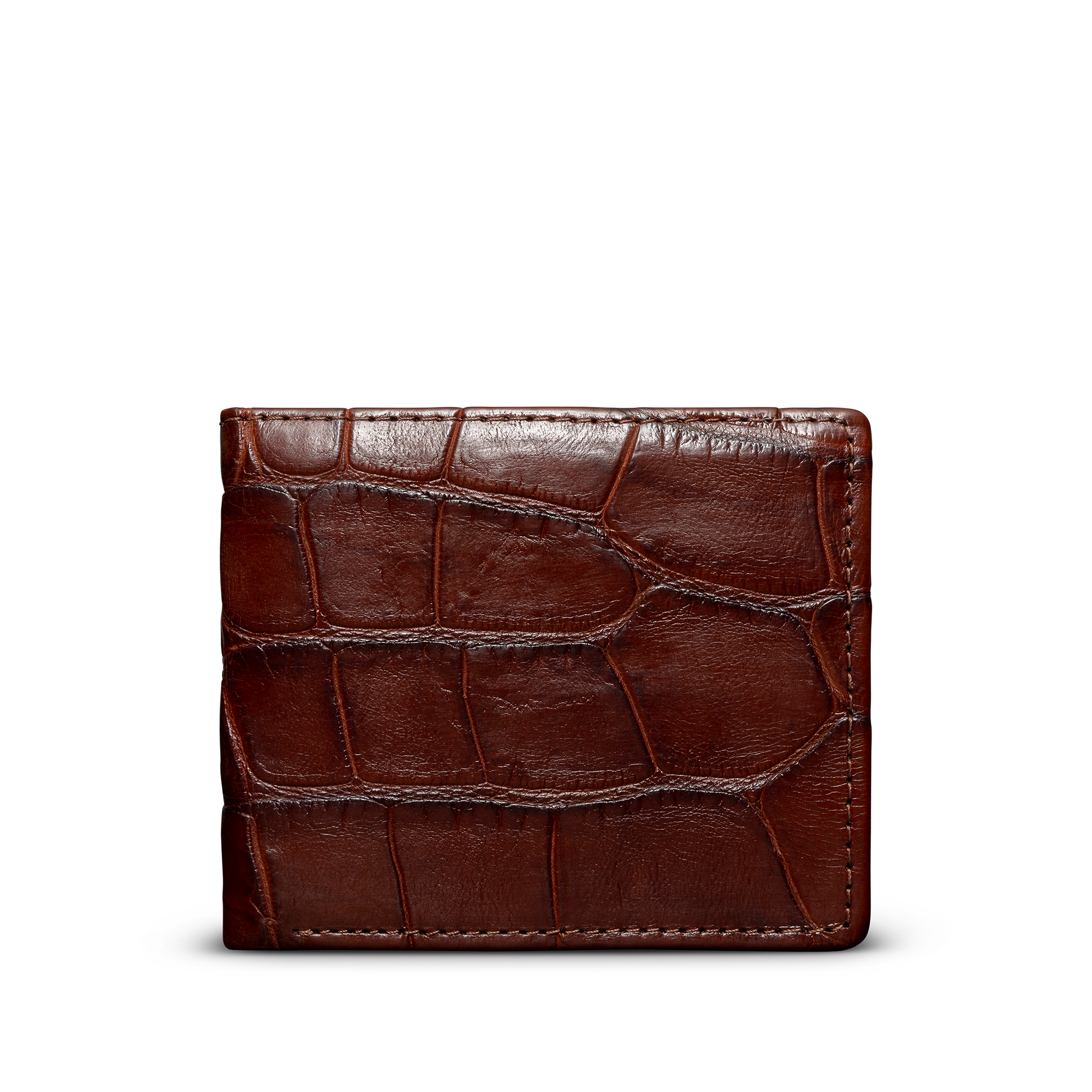 Alligator Billfold - Walnut Alligator
