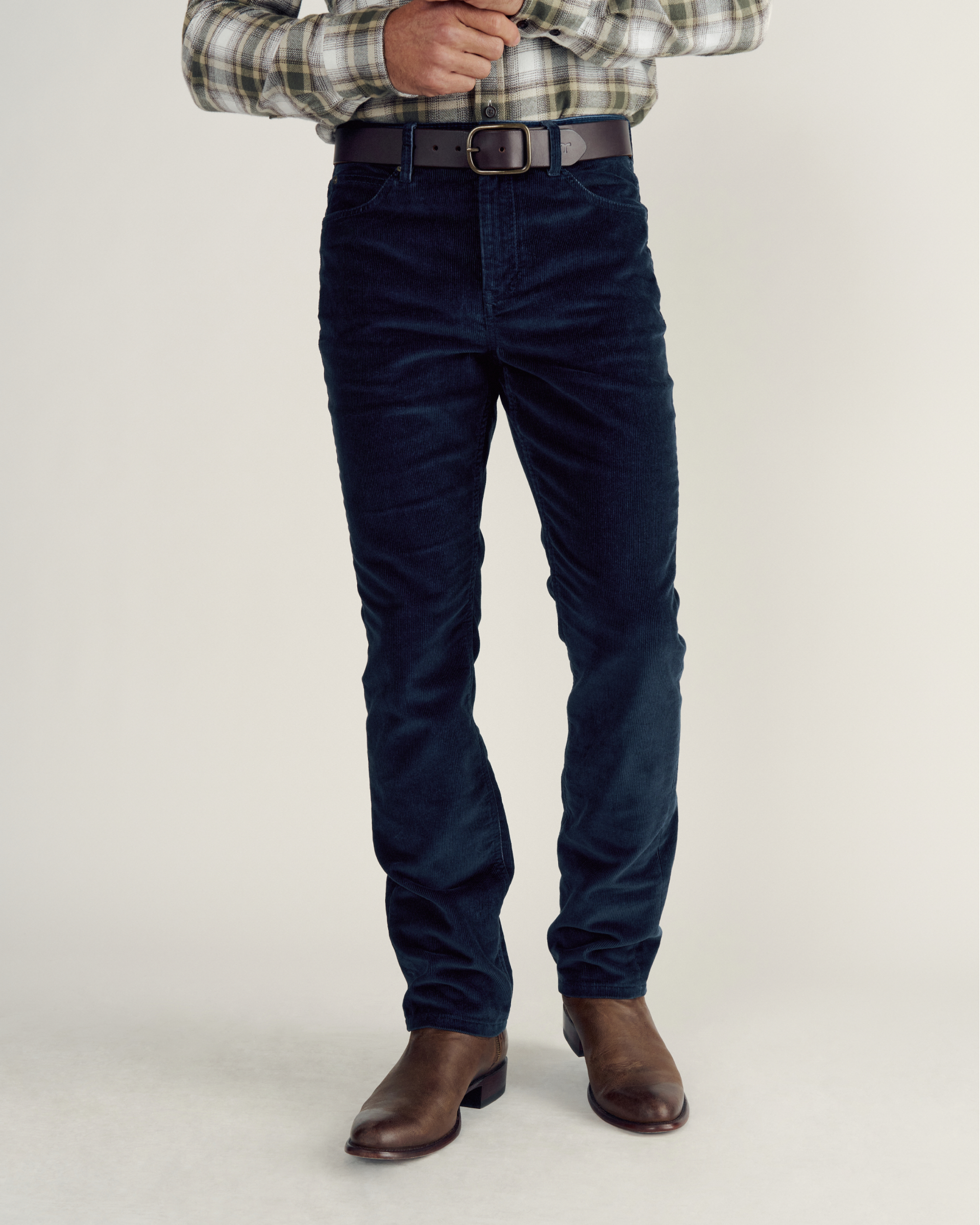 Men's Slim Straight Stretch Corduroy - Navy Corduroy