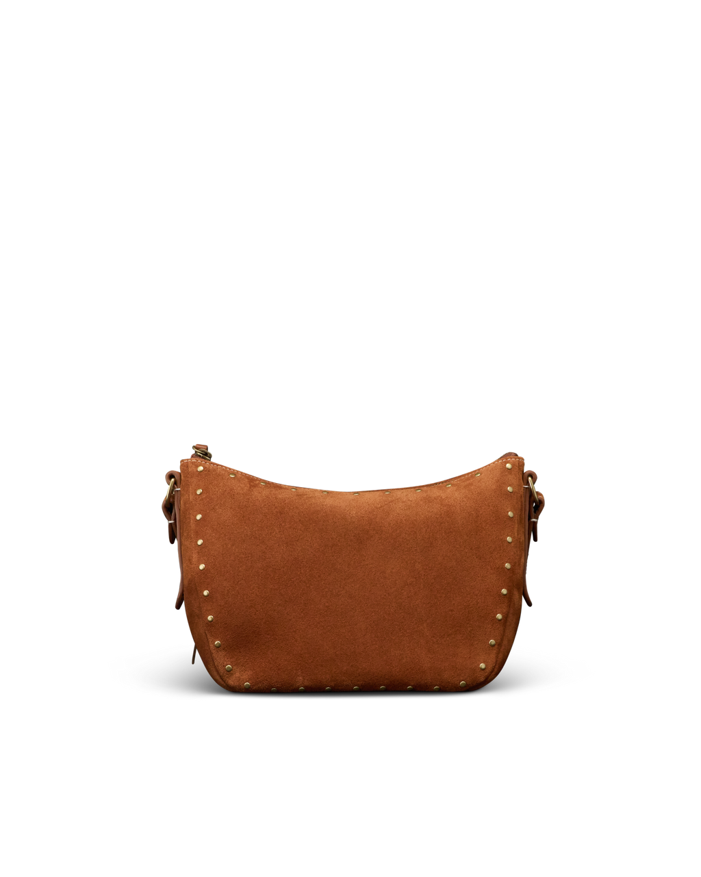 Slouchy Shoulder Bag - Saddle Suede