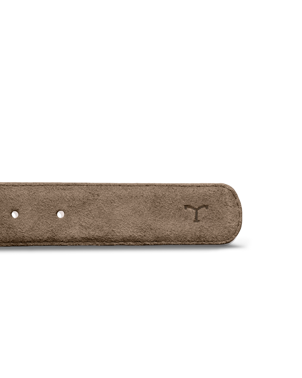 Men's Suede Belt - Granite Suede