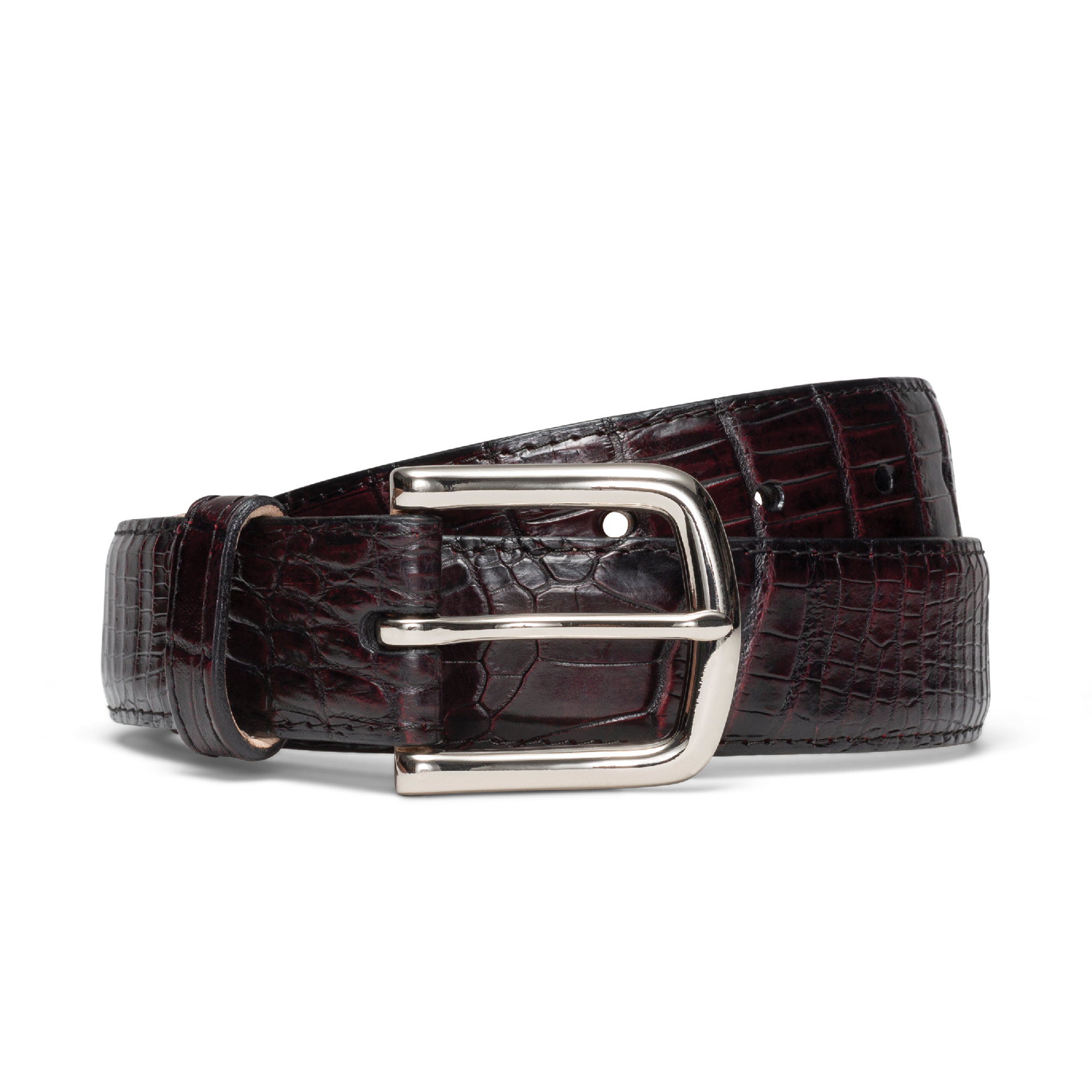 Men's Crocodile Belt - Midnight Crocodile