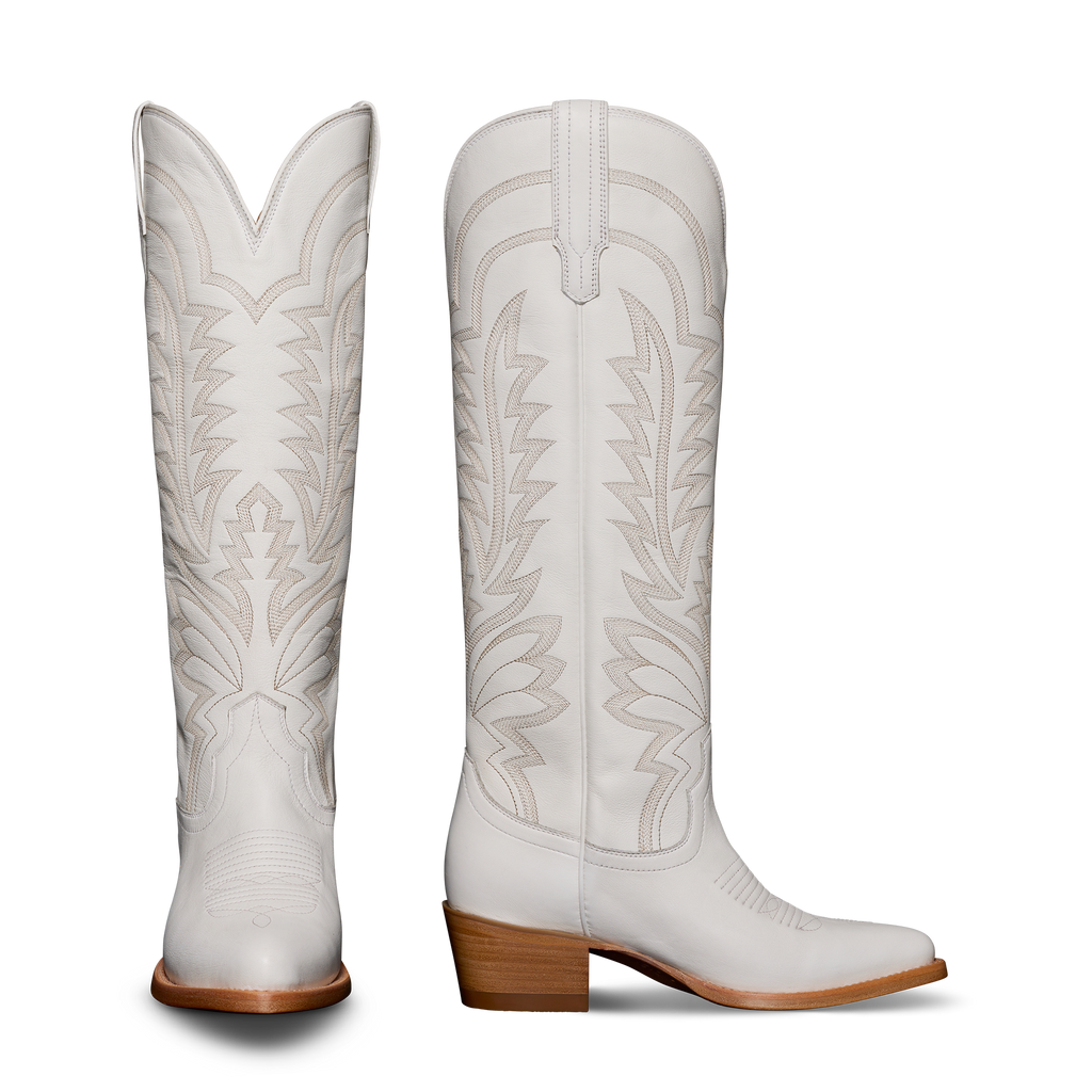 The Abby - Snow Cowhide