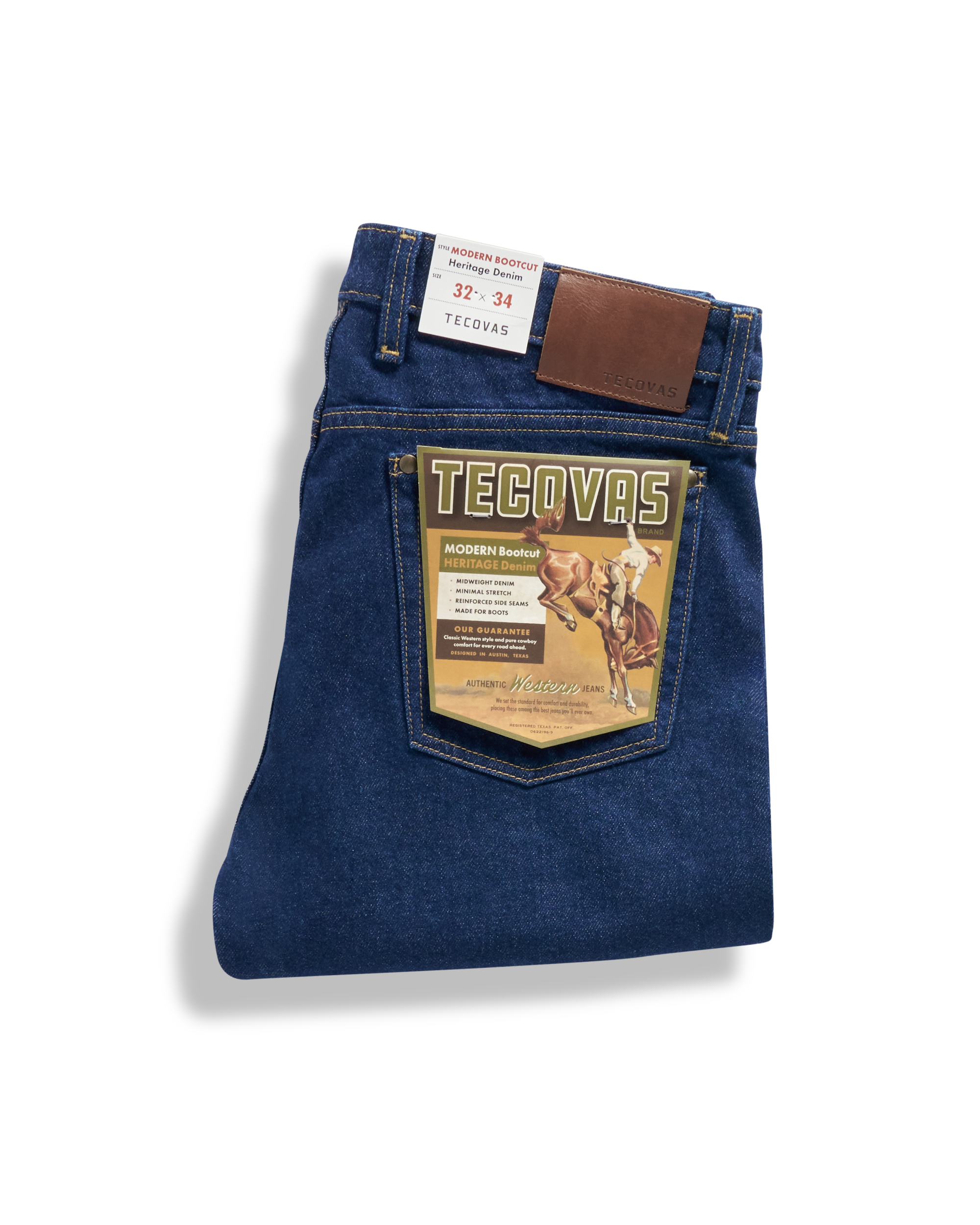 Men's Modern Bootcut Heritage Denim - Dark Blue Heritage Denim