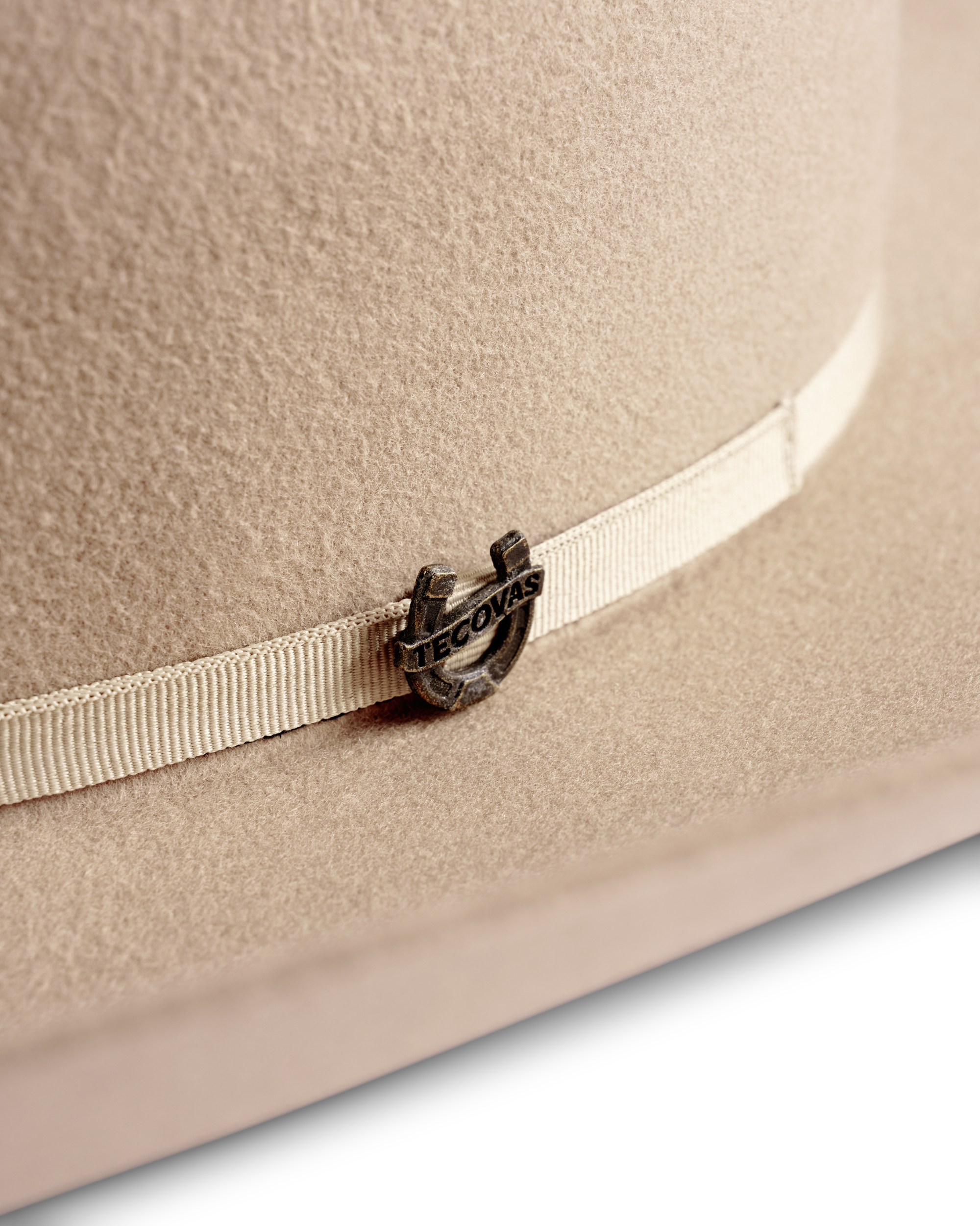 Cattleman Wool Cowboy Hat - Khaki Wool