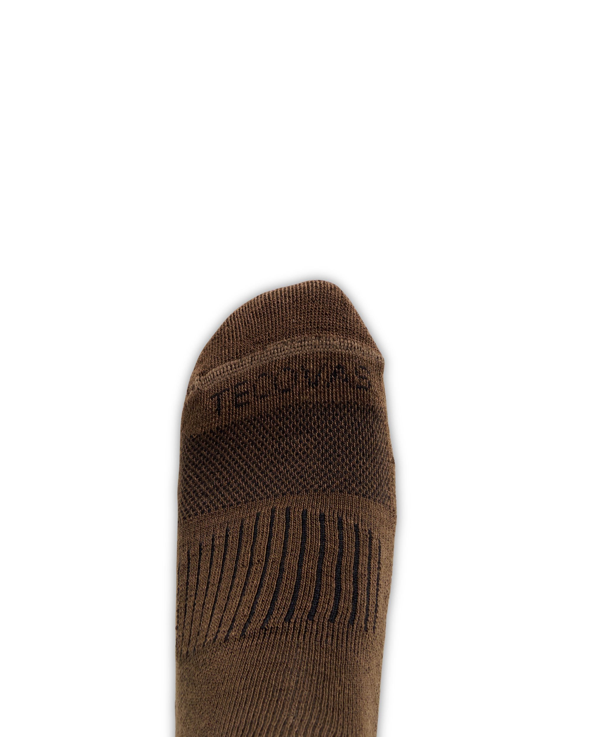 Over-The-Calf Socks (3-Pack) - Navy Brown White Polyester Spandex
