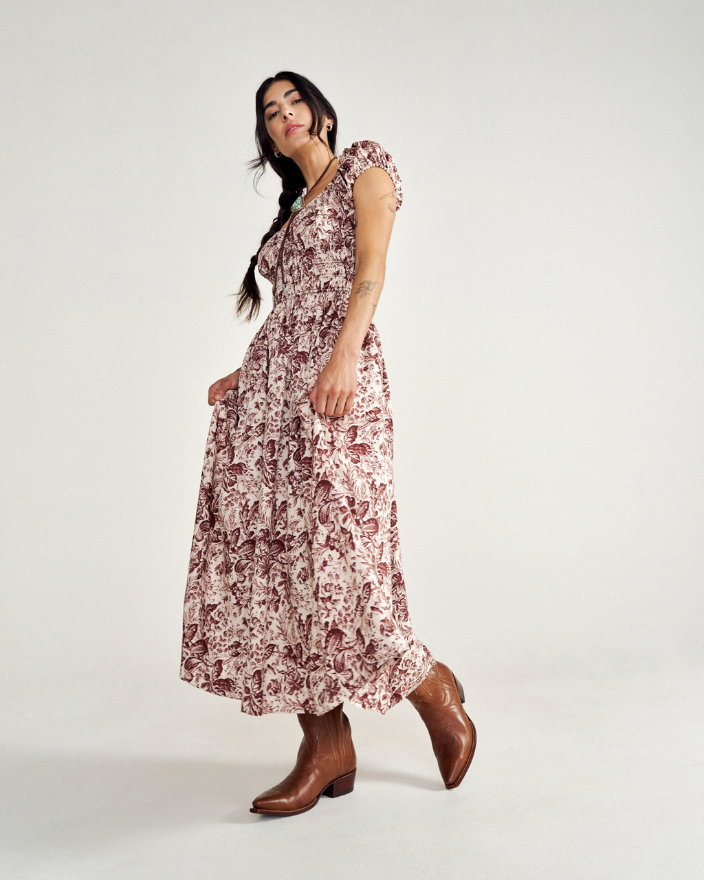 The Loretta - Saddle Cowhide