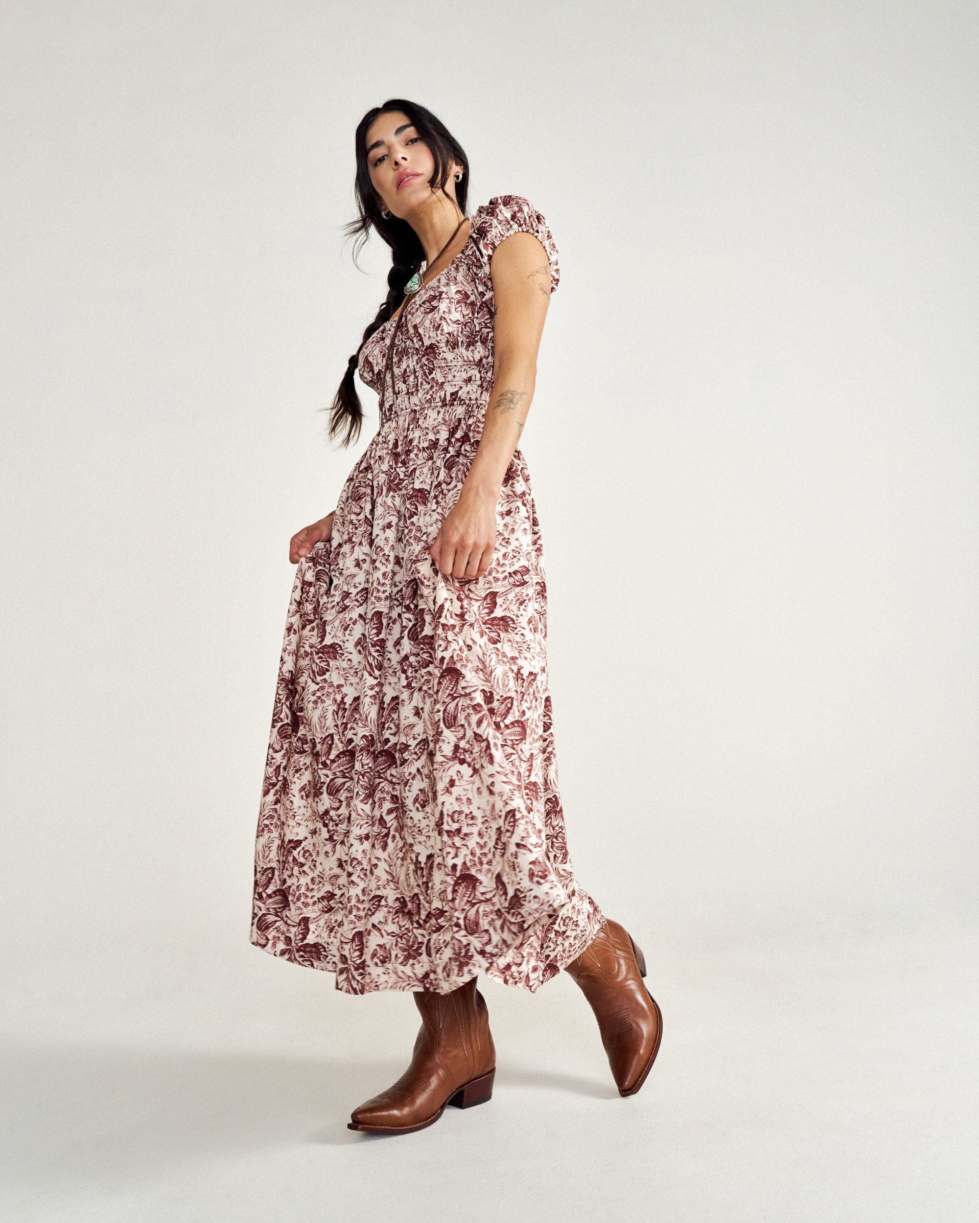 The Loretta - Saddle Cowhide