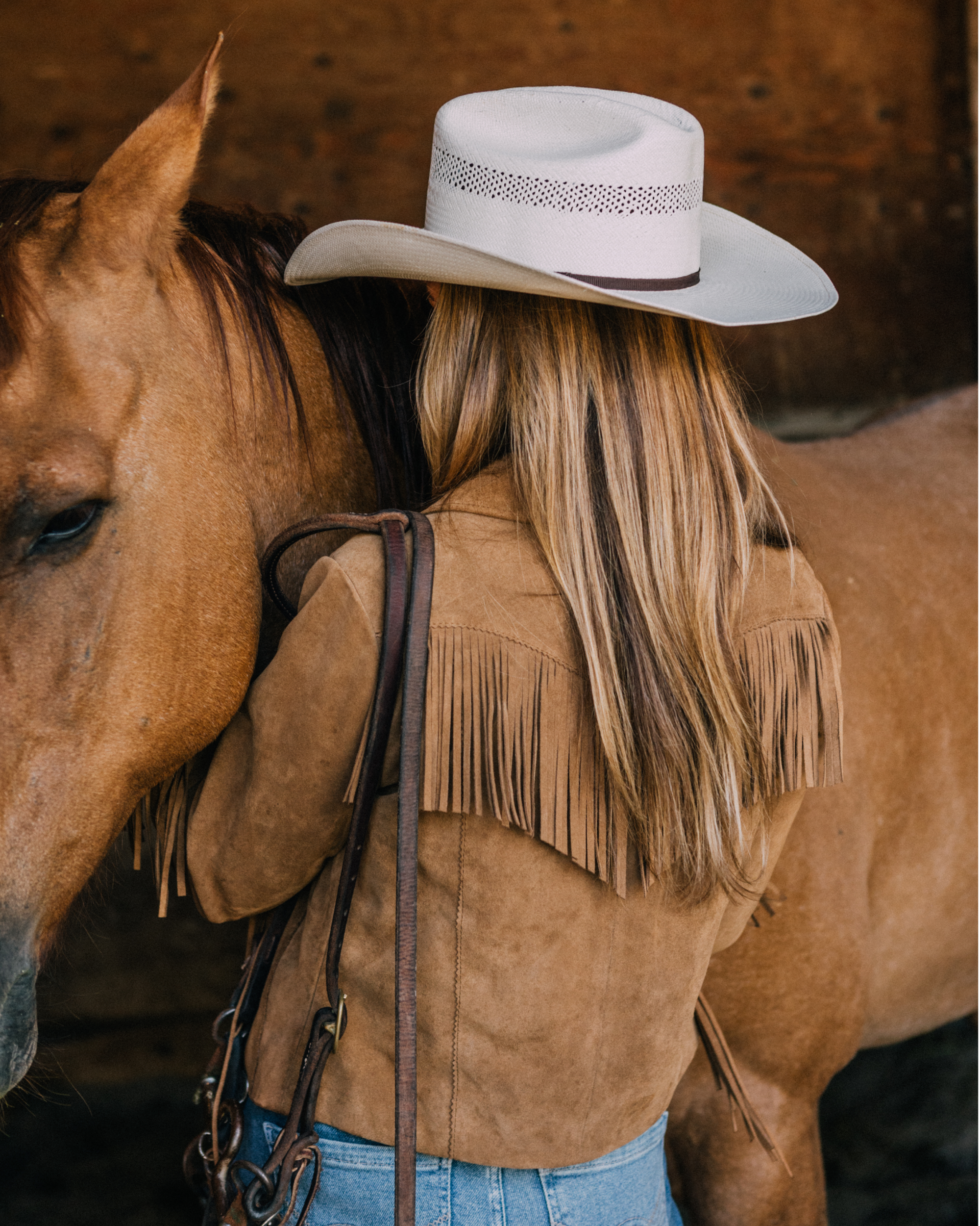 Cattleman Straw Cowboy Hat - Natural Straw