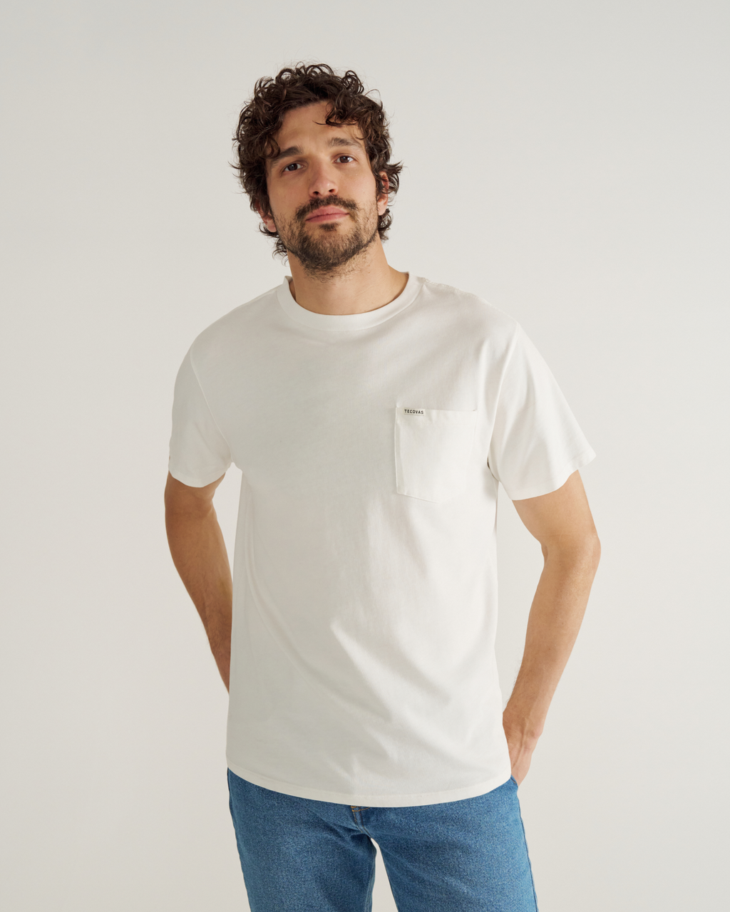 Men's Standard Issue Pocket Tee - Bone Cotton