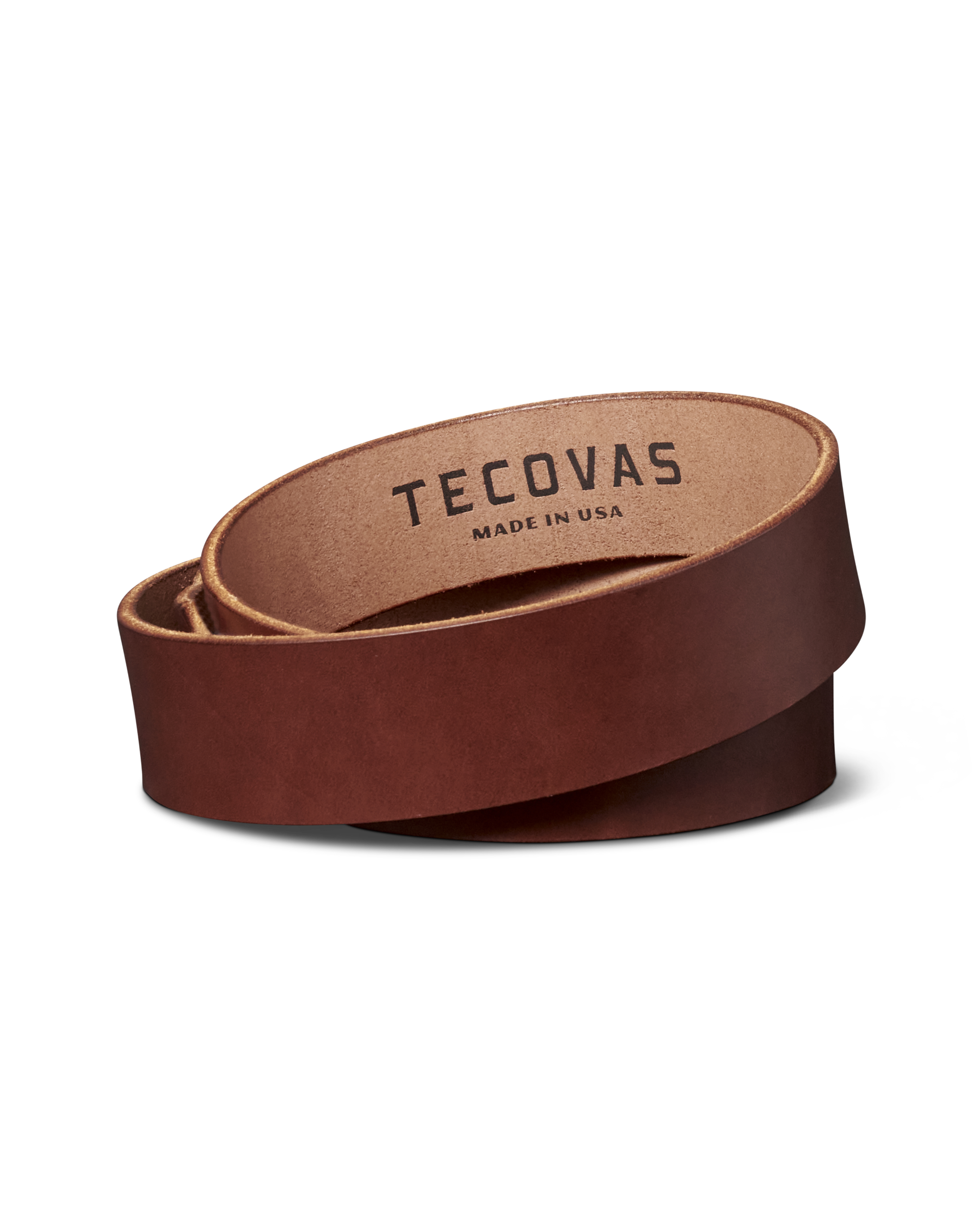 Men's Harness Leather Belt - Bourbon Cowhide