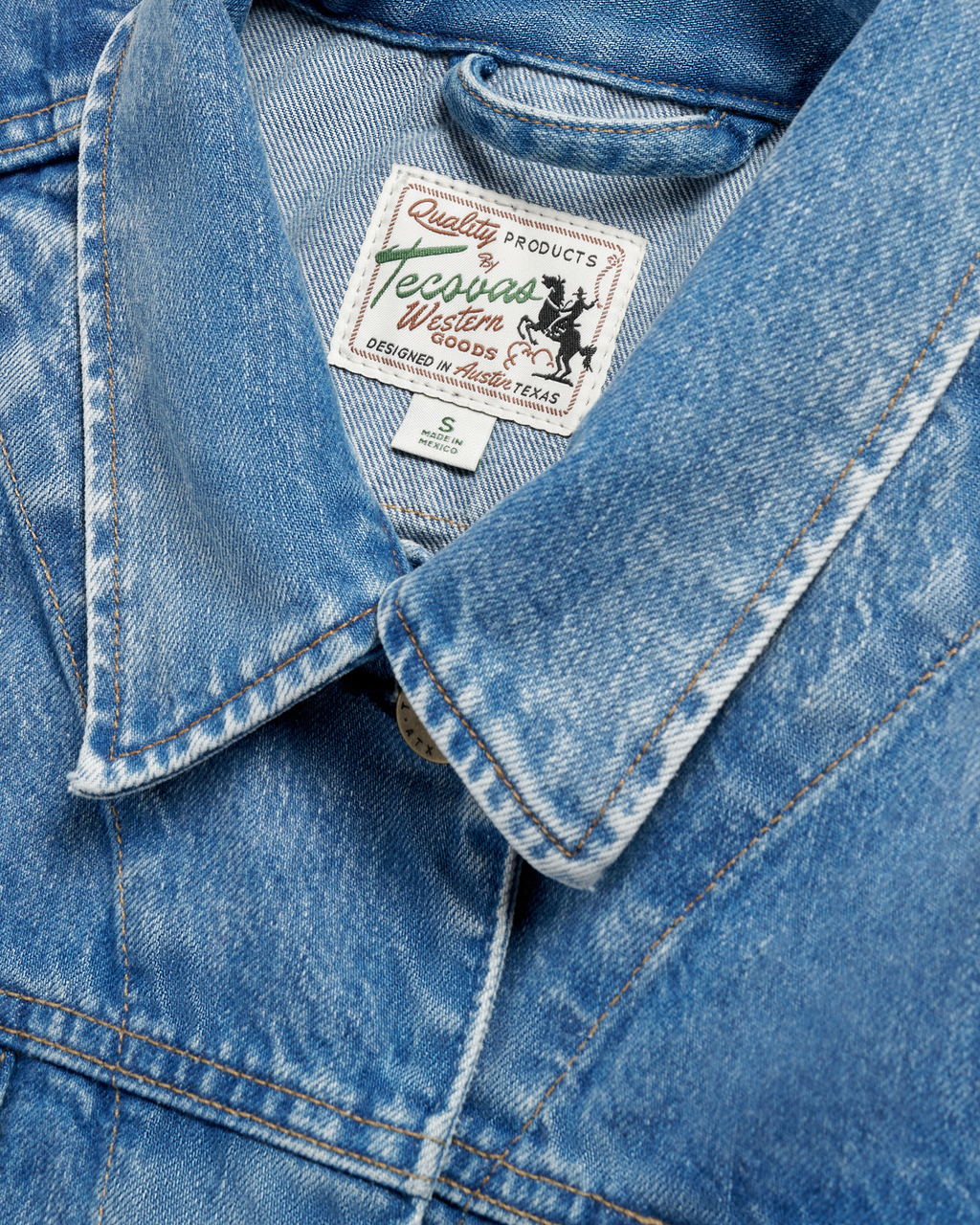 Women's Denim Trucker Jacket - Medium Wash Denim