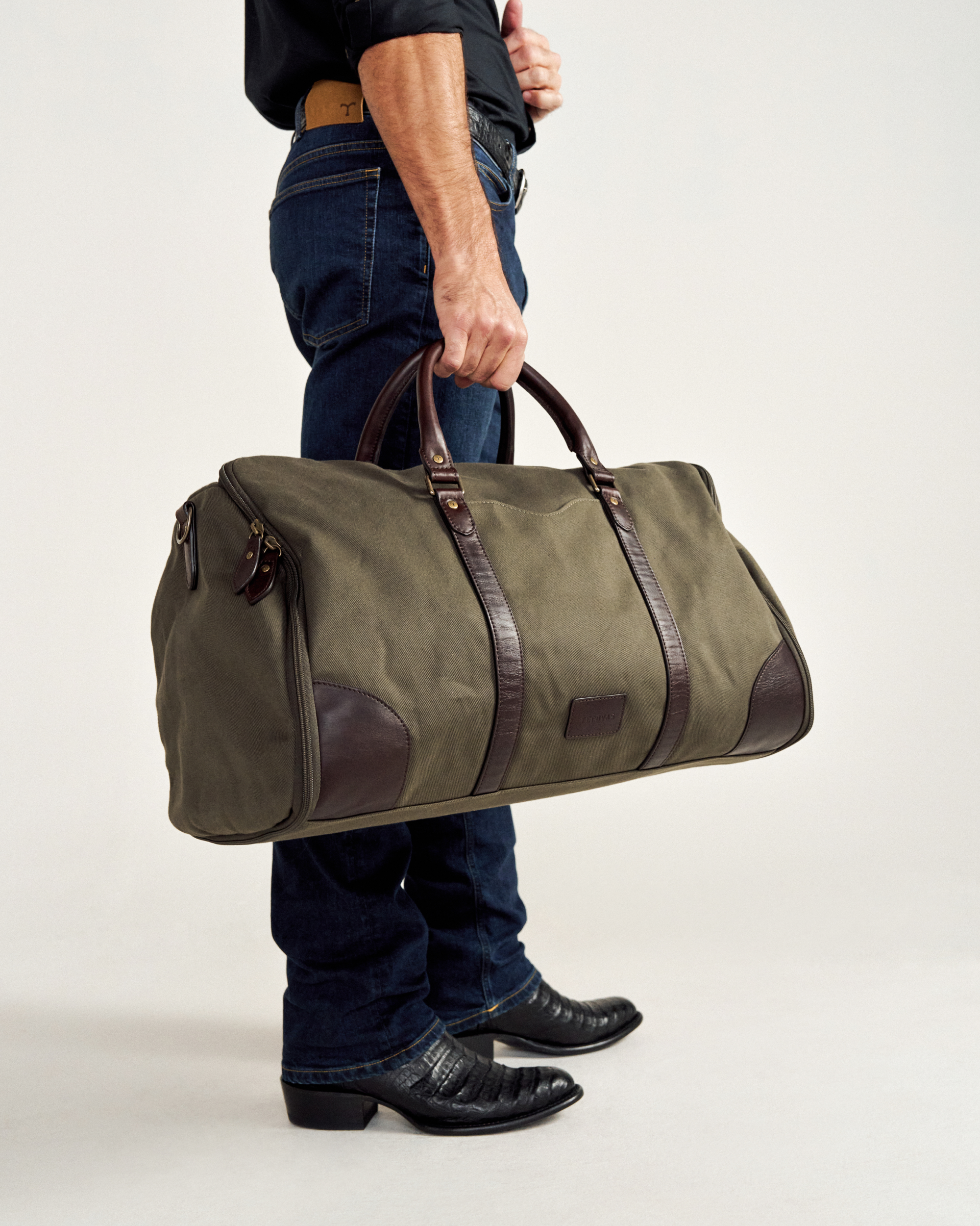 Garment Duffle - Olive Twill