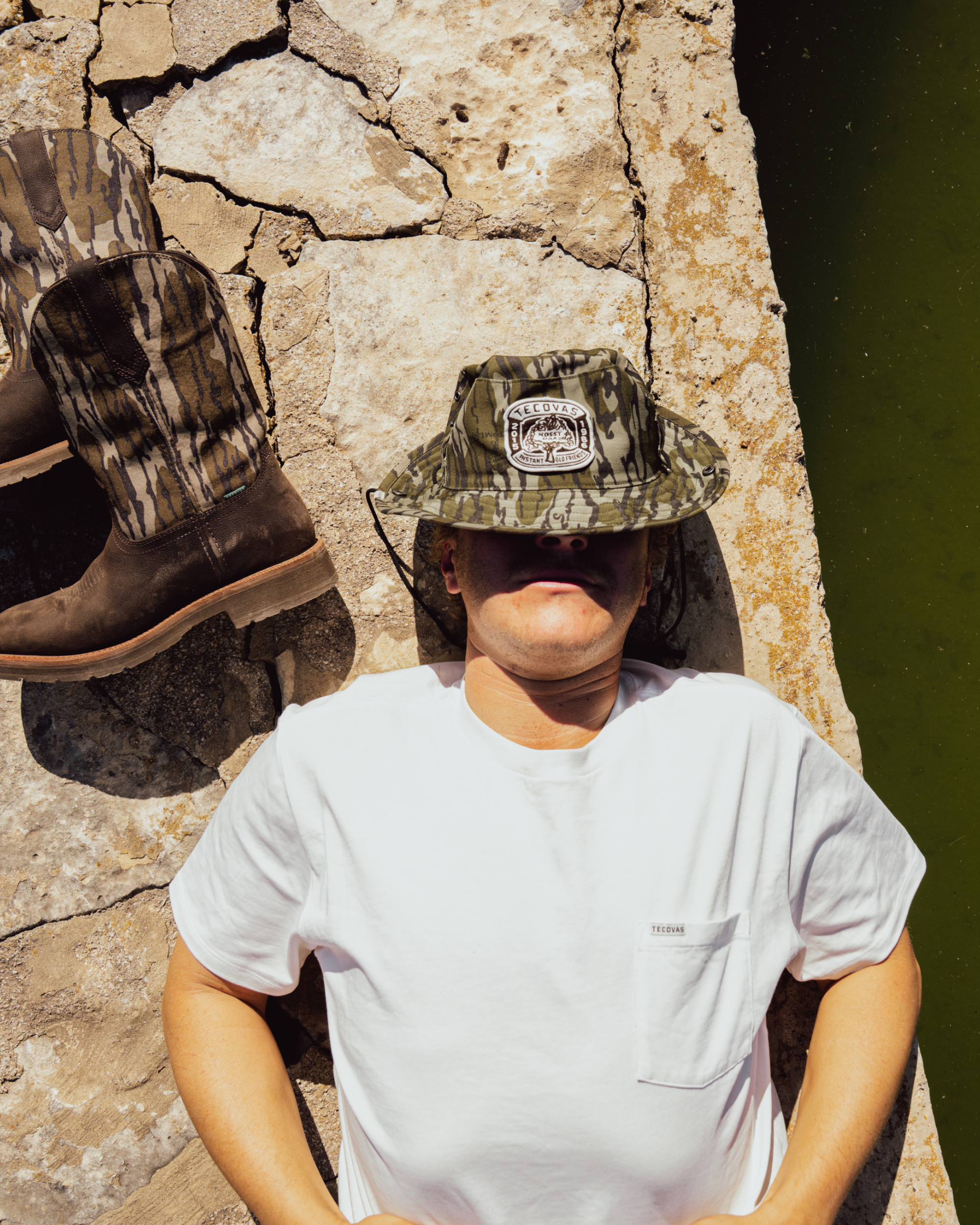Tecovas x Mossy Oak Boonie Hat - Original Bottomland Polyester