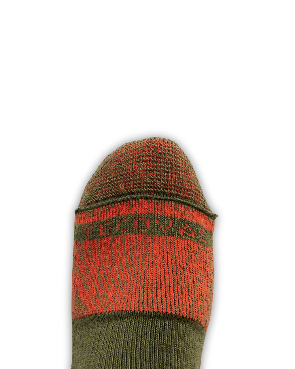 Work Socks (2-Pack) - Olive Orange Tan Polyester Spandex