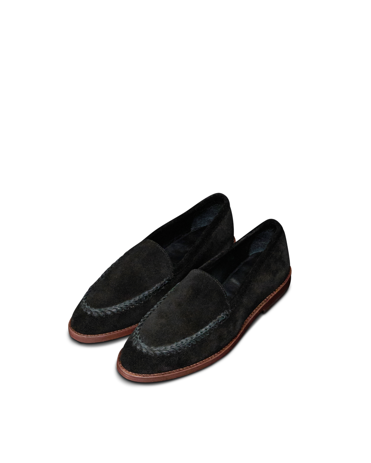 The Claire Braid - Midnight Suede