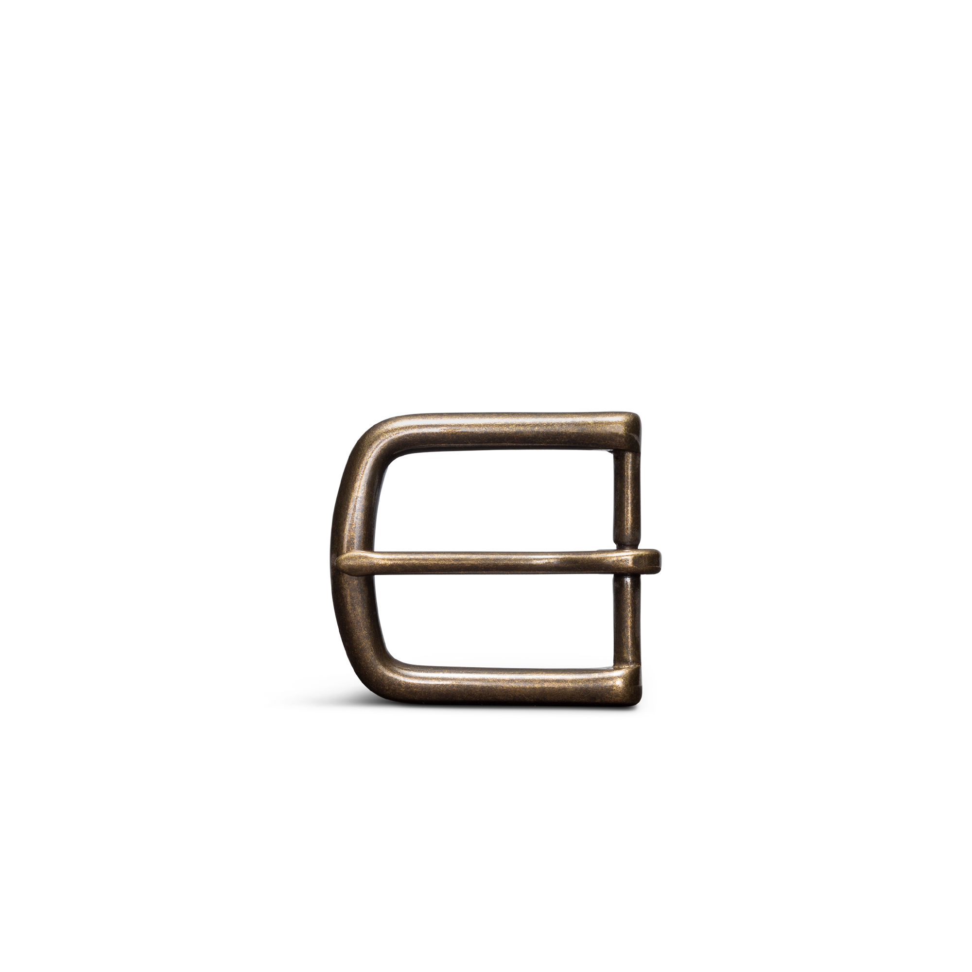 Men's Belt Buckle - Antique Brass Metal