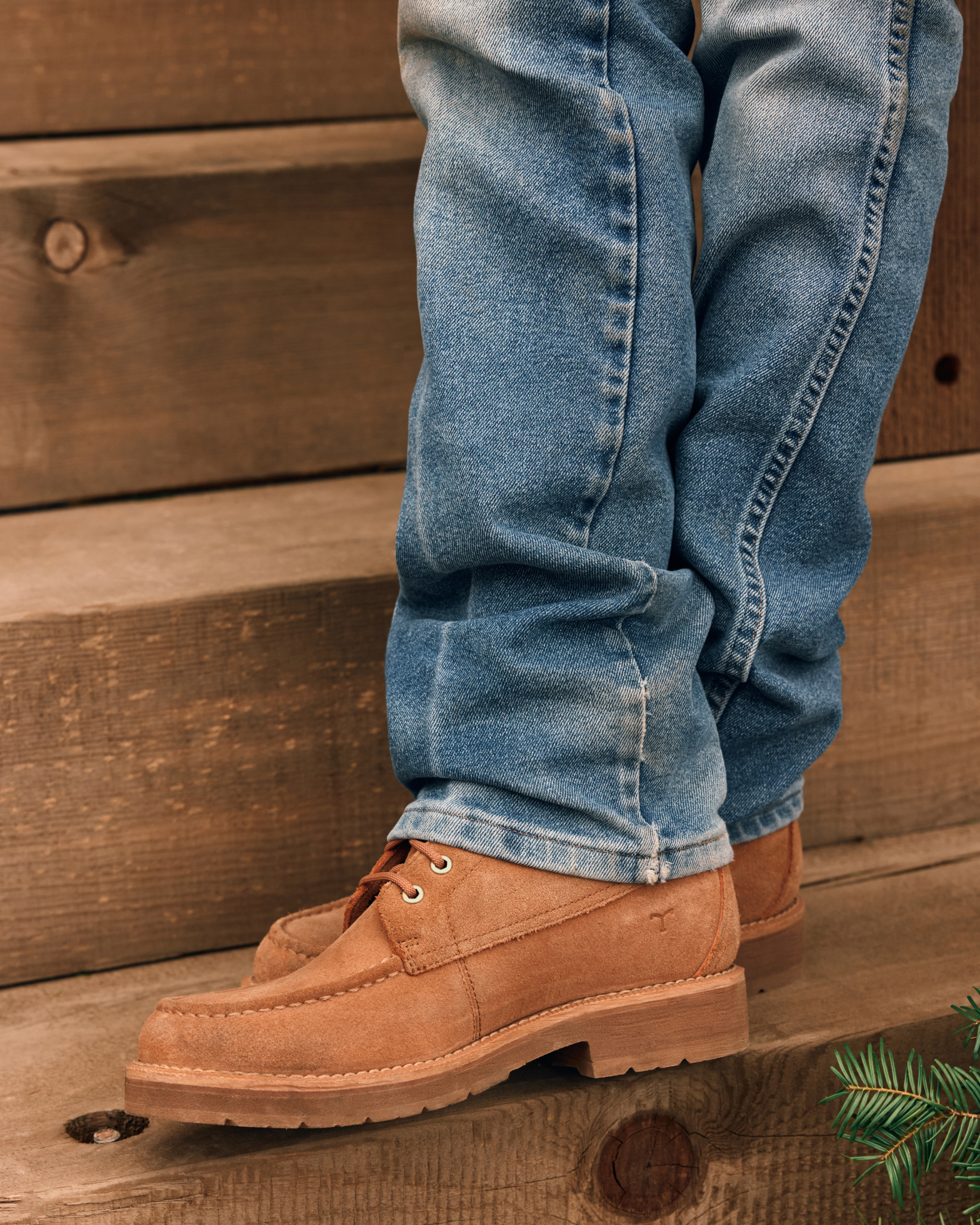 The Rugged Moc - Natural Roughout