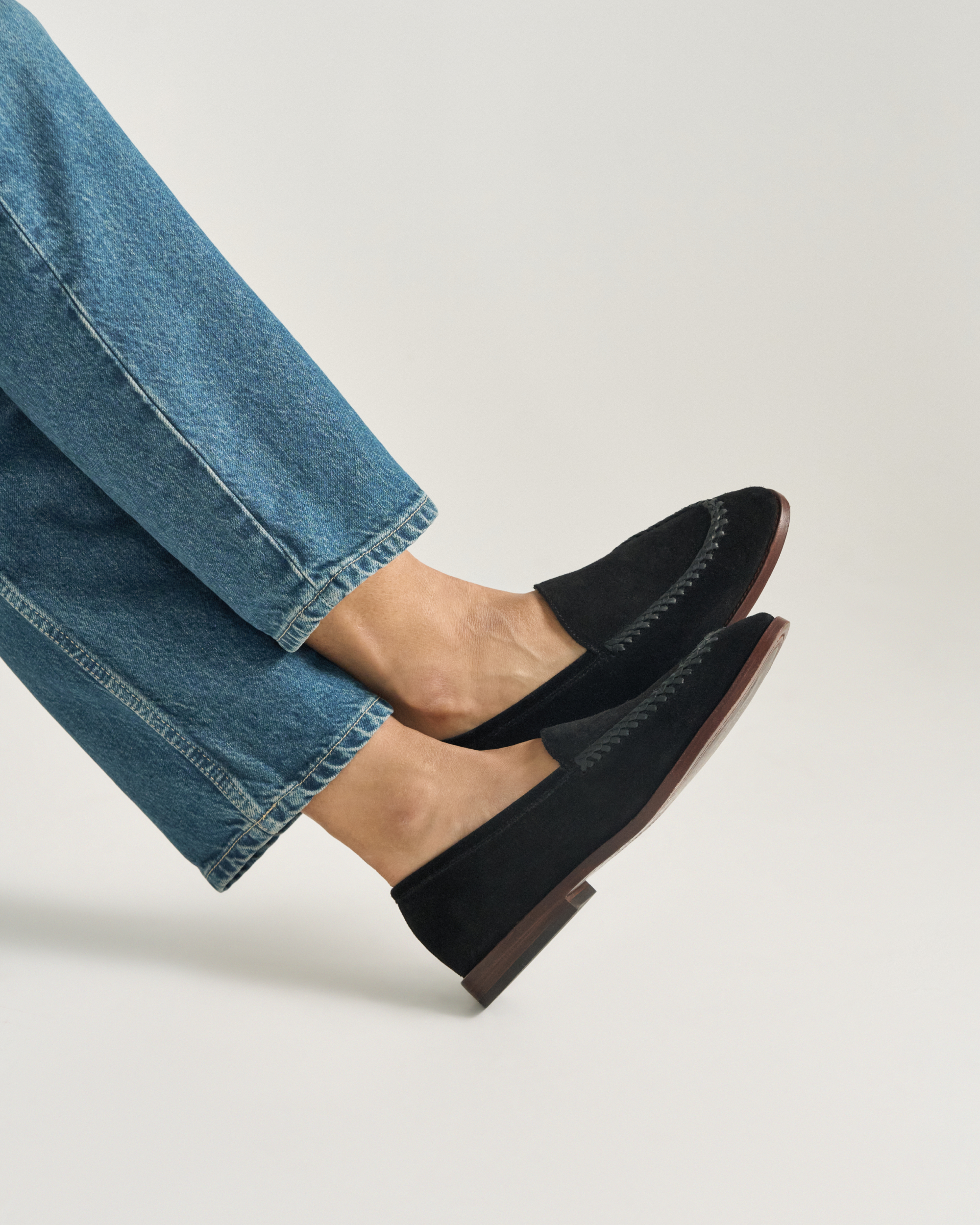 The Claire Braid - Midnight Suede
