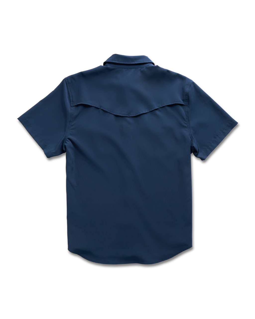 Men's Performance Short Sleeve Western Pearl Snap - Classic Fit - Navy Performance