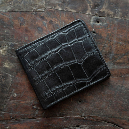 Alligator Billfold - Midnight Alligator