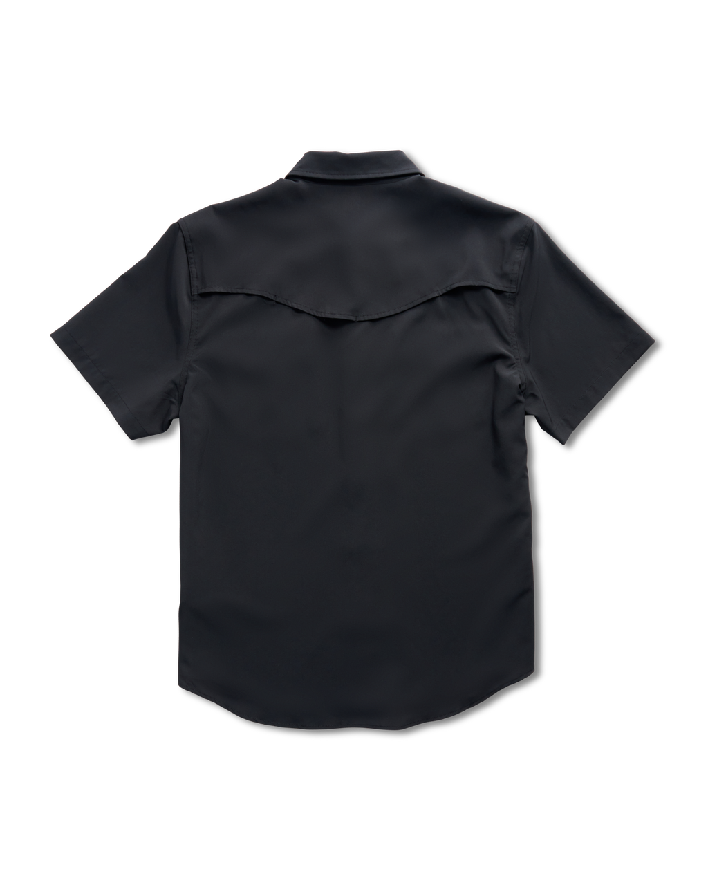 Men's Performance Short Sleeve Western Pearl Snap - Black Performance