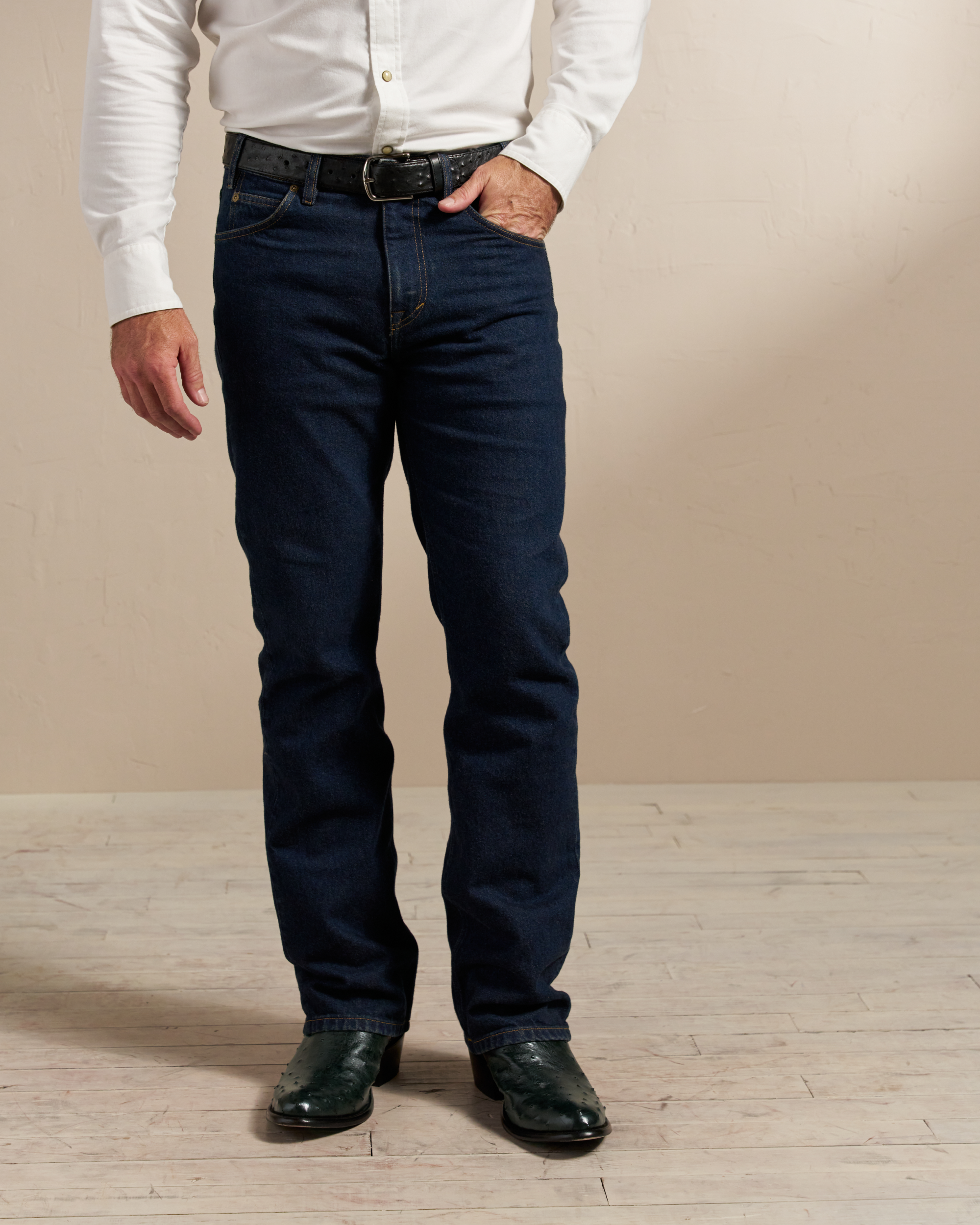 The Wyatt - Forest Black Ostrich