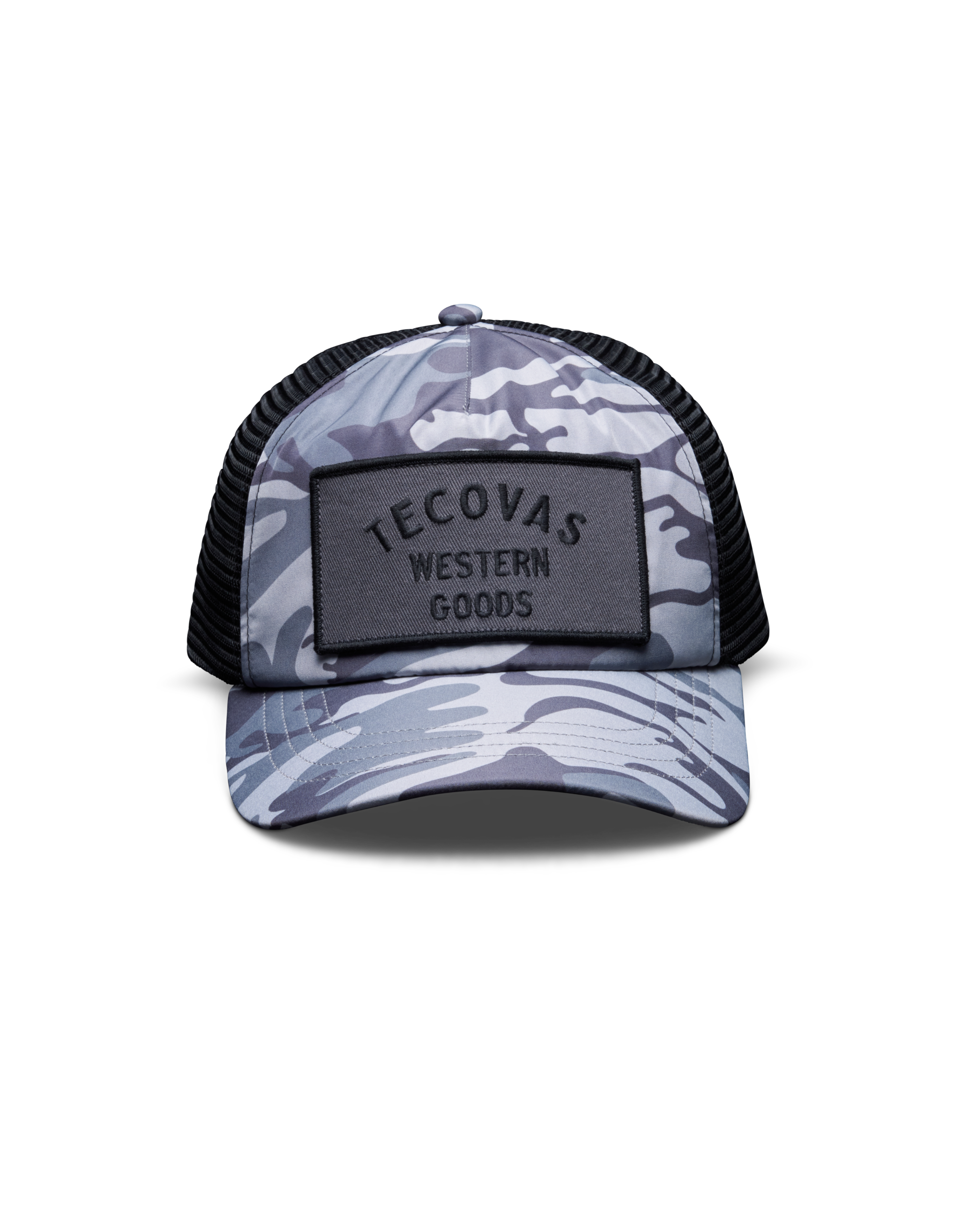 Western Goods Trucker Hat - Gray Camo Polyester