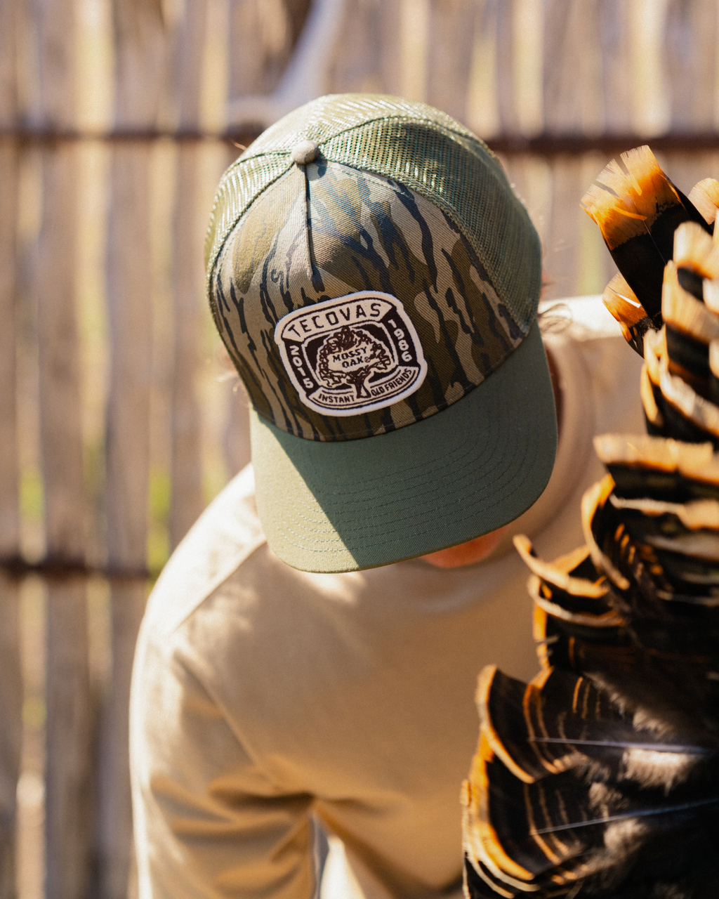 Tecovas x Mossy Oak Bottomland Trucker - Original Bottomland Cotton Polyester