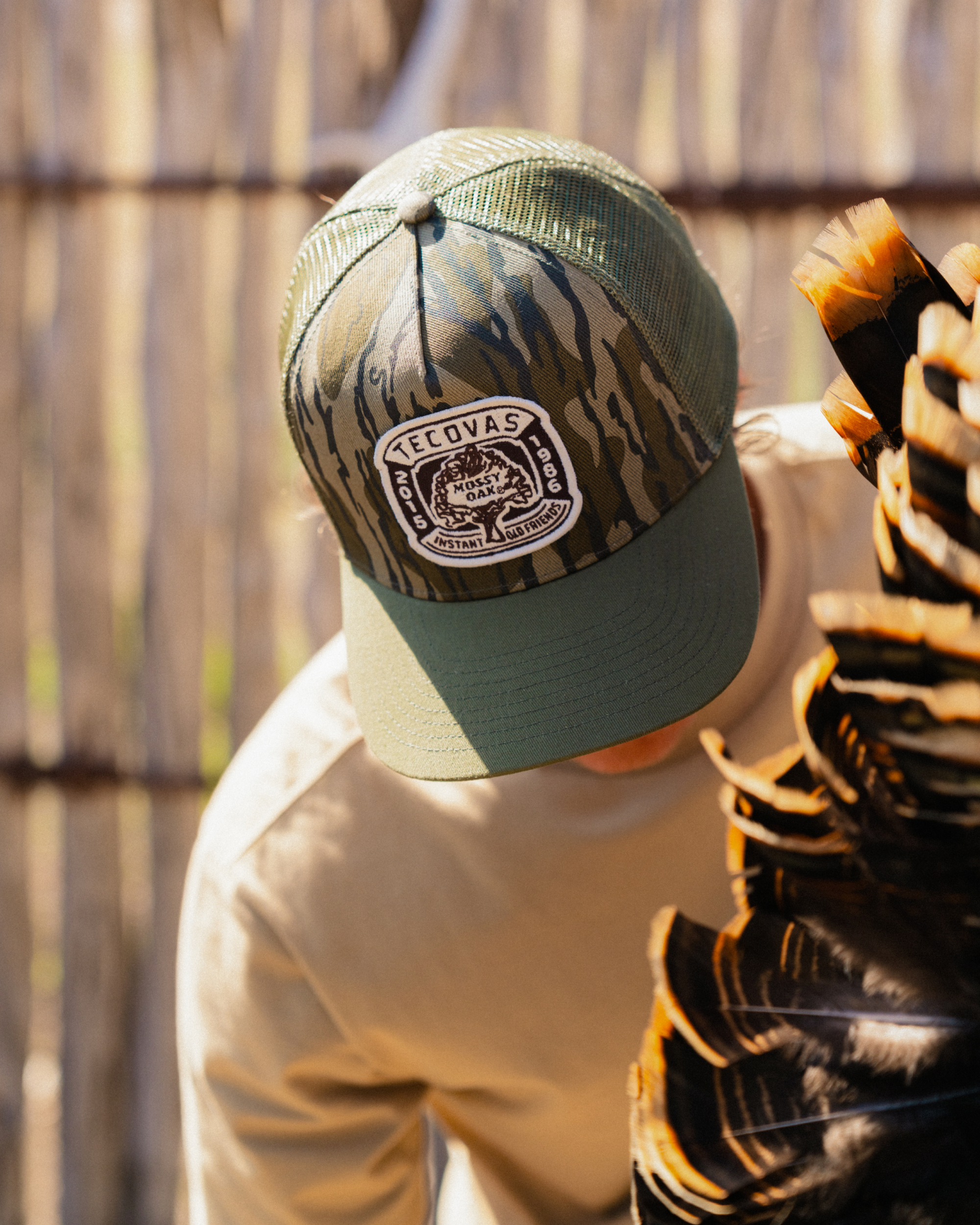 Tecovas x Mossy Oak Bottomland Trucker - Original Bottomland Cotton Polyester