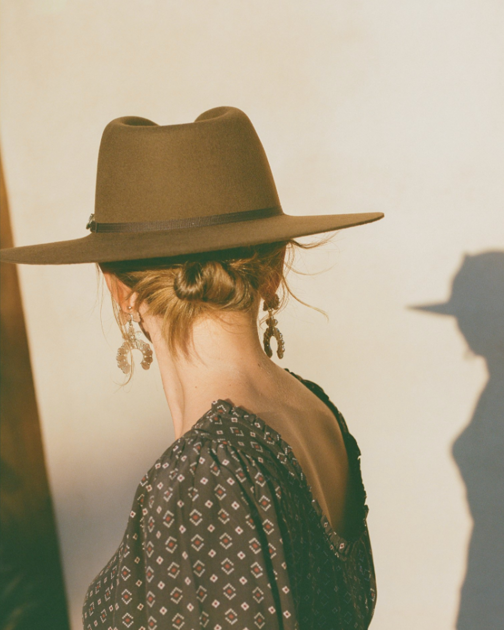 The Belle Wool Cowgirl Hat - Medium Brown Wool