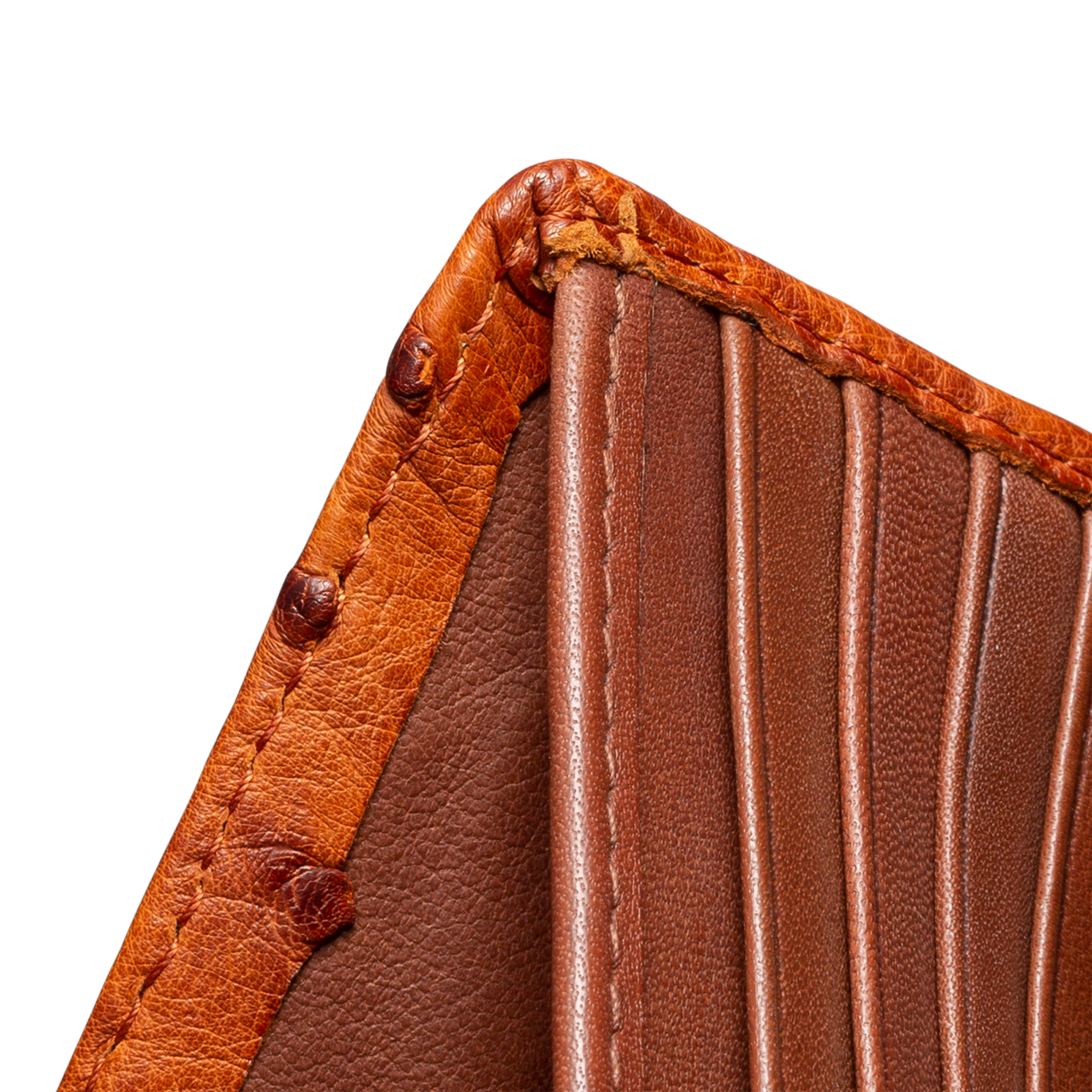 Ostrich Billfold - Pecan Ostrich