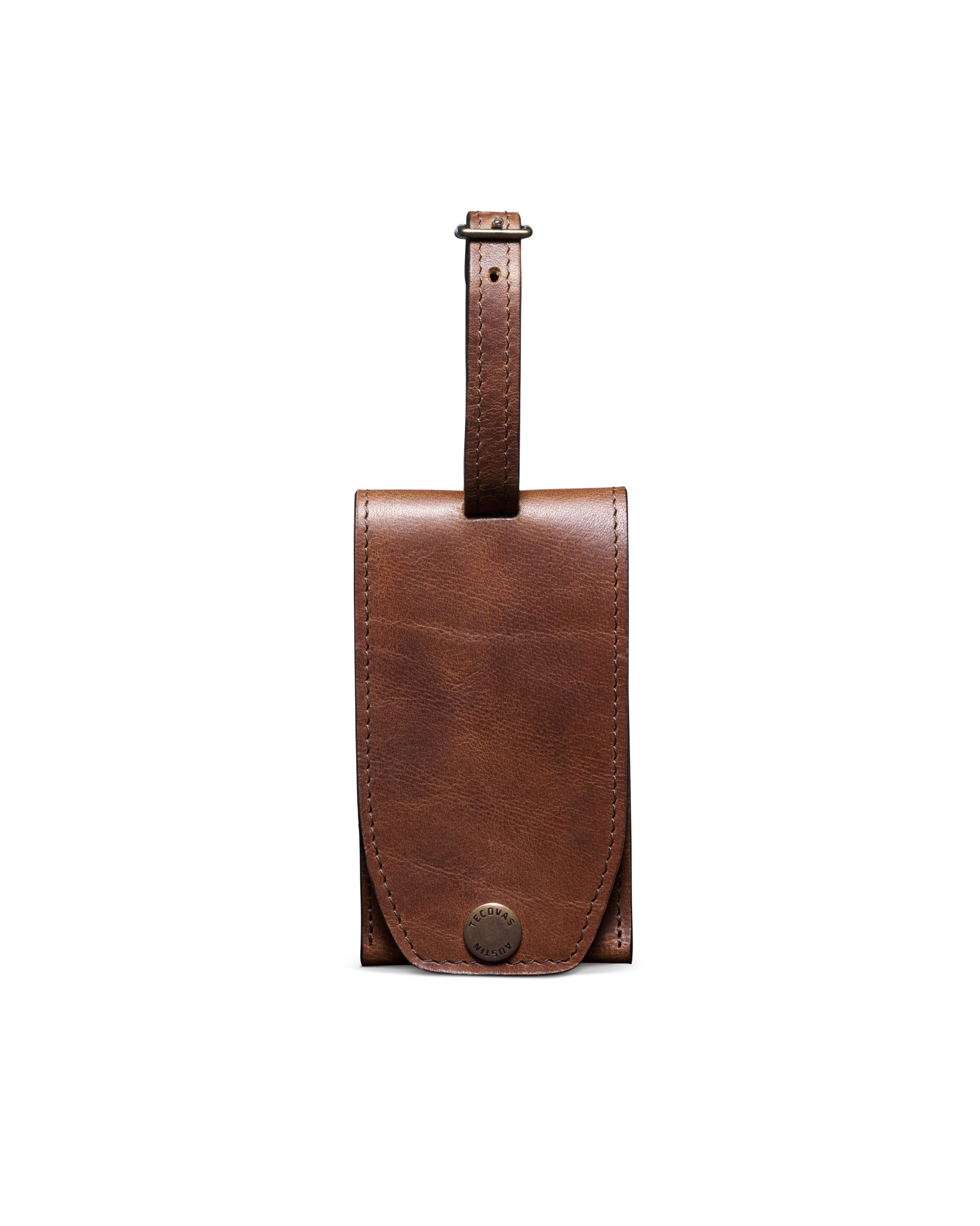 Bartlett Luggage Tag - Cognac Cowhide