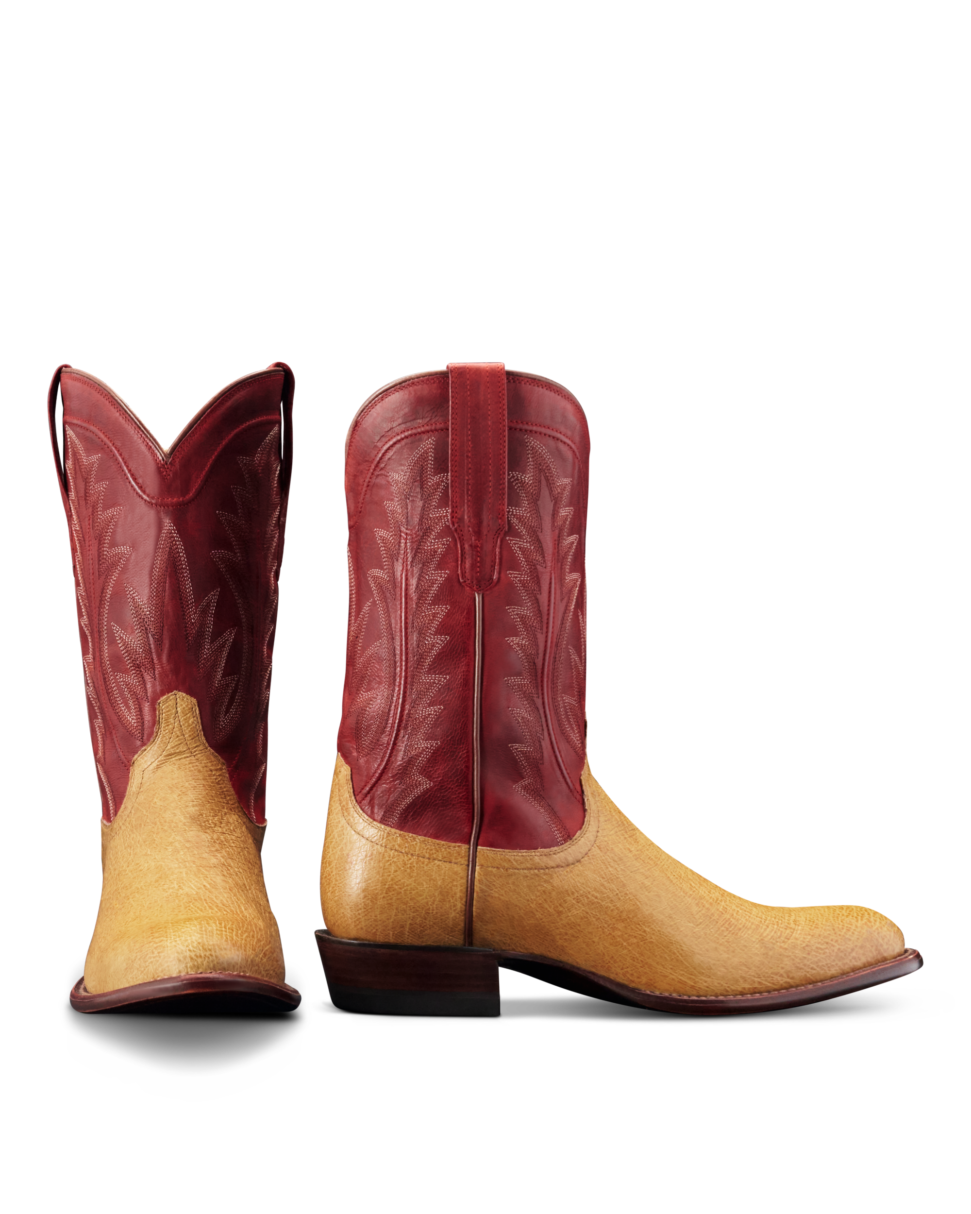 The Weston - Cedar Red Smooth Ostrich