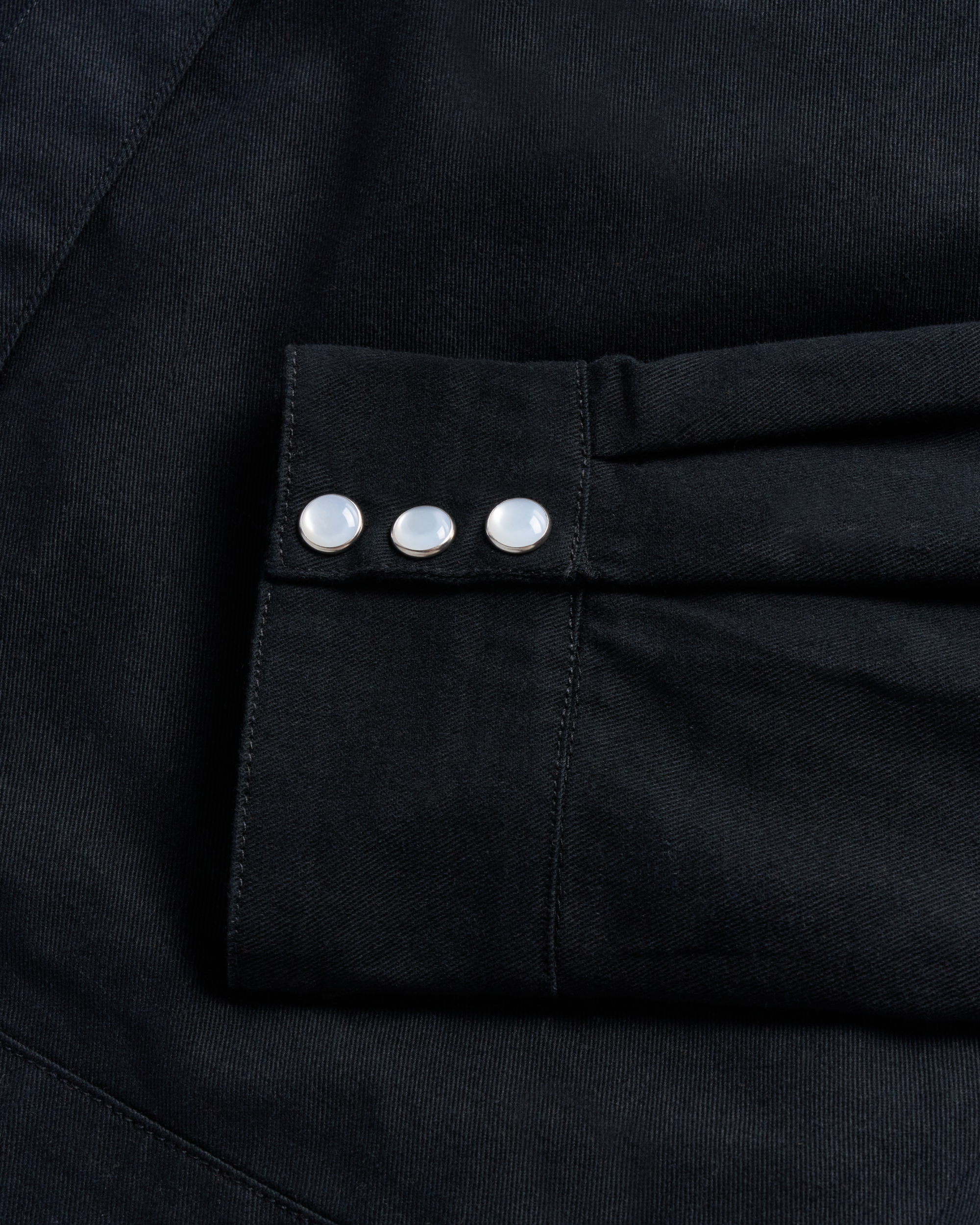 Women's Dolly Jacket - Black White Cotton