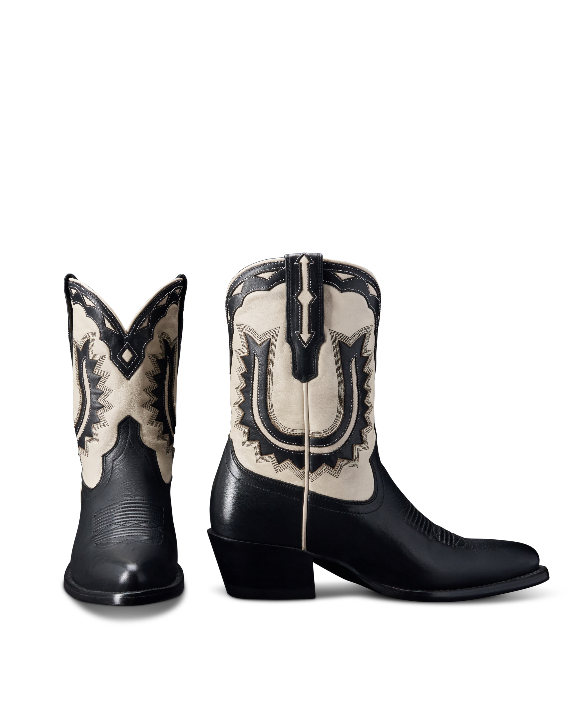 The Jolene - Midnight Bone Cowhide