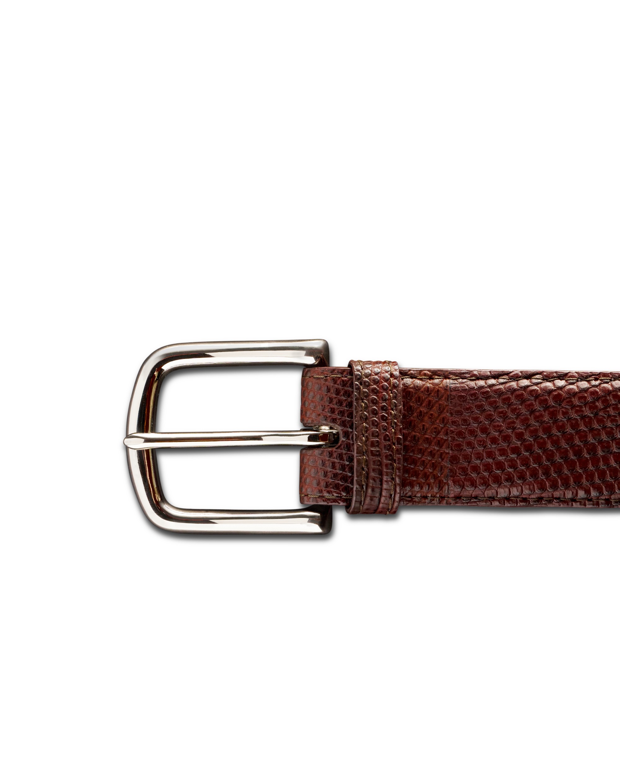 Men's Lizard Belt - Hazelnut Lizard