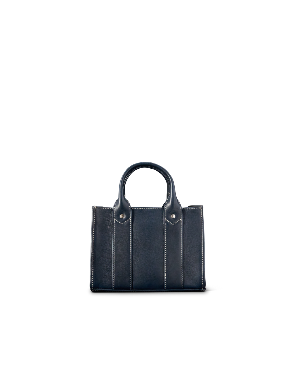 Mini Satchel - Navy Cowhide