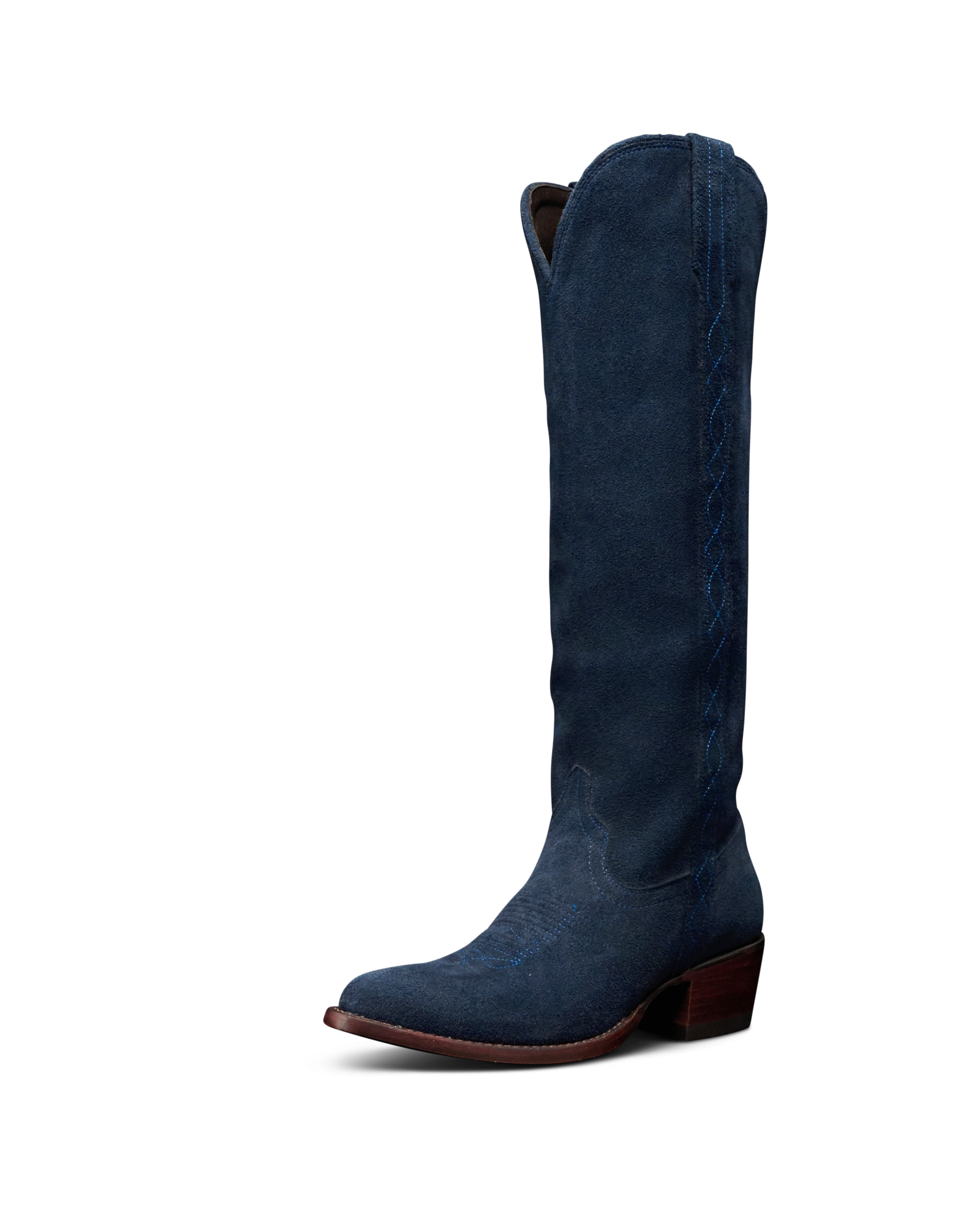 The Abby Cavalier - Eclipse Suede