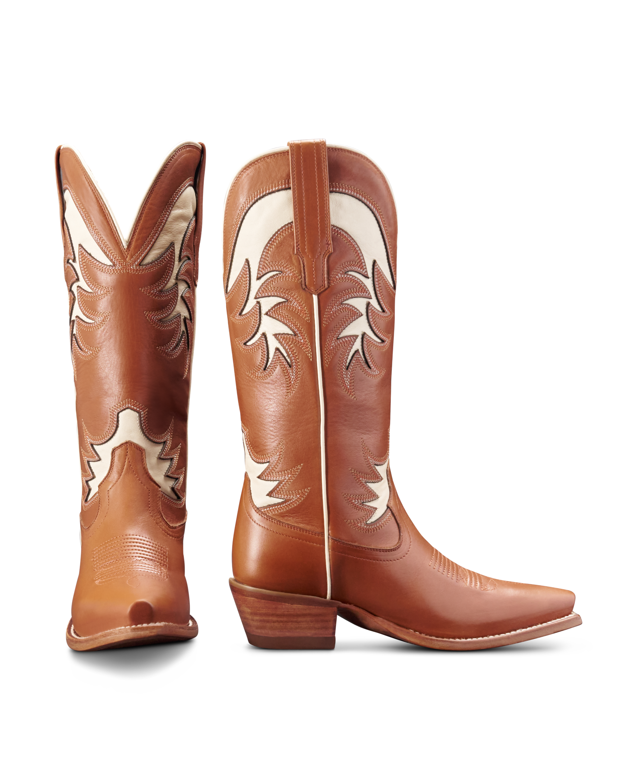 The Annie - Pecan Bone Cowhide